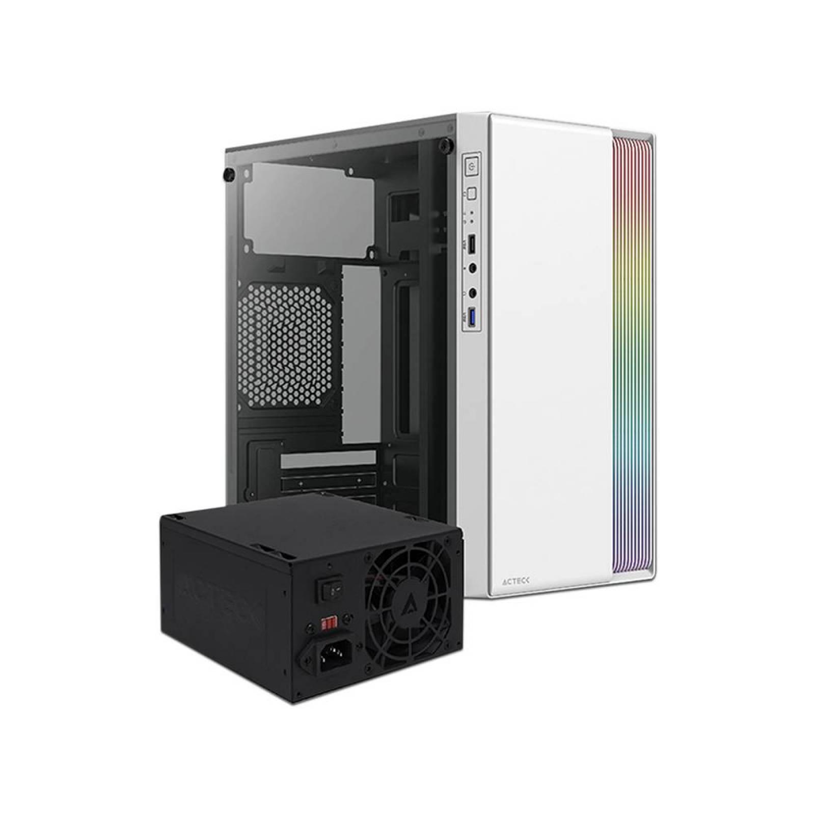 Gabinete Acteck Fusion II GI440, Micro-ATX, Incluye fuente