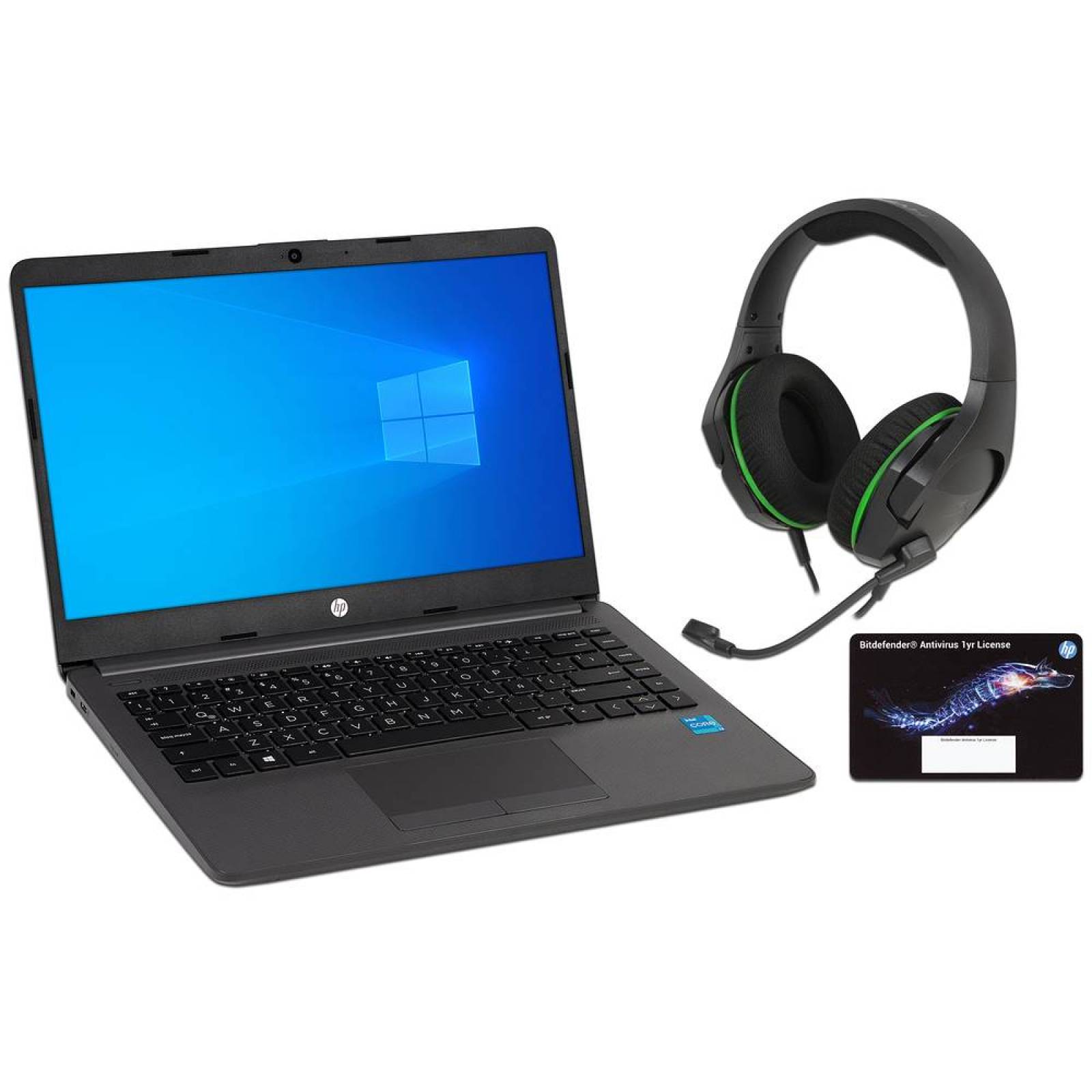 Laptop HP 240 G8:Procesador Intel Core i3 1115G4 hasta 4.1