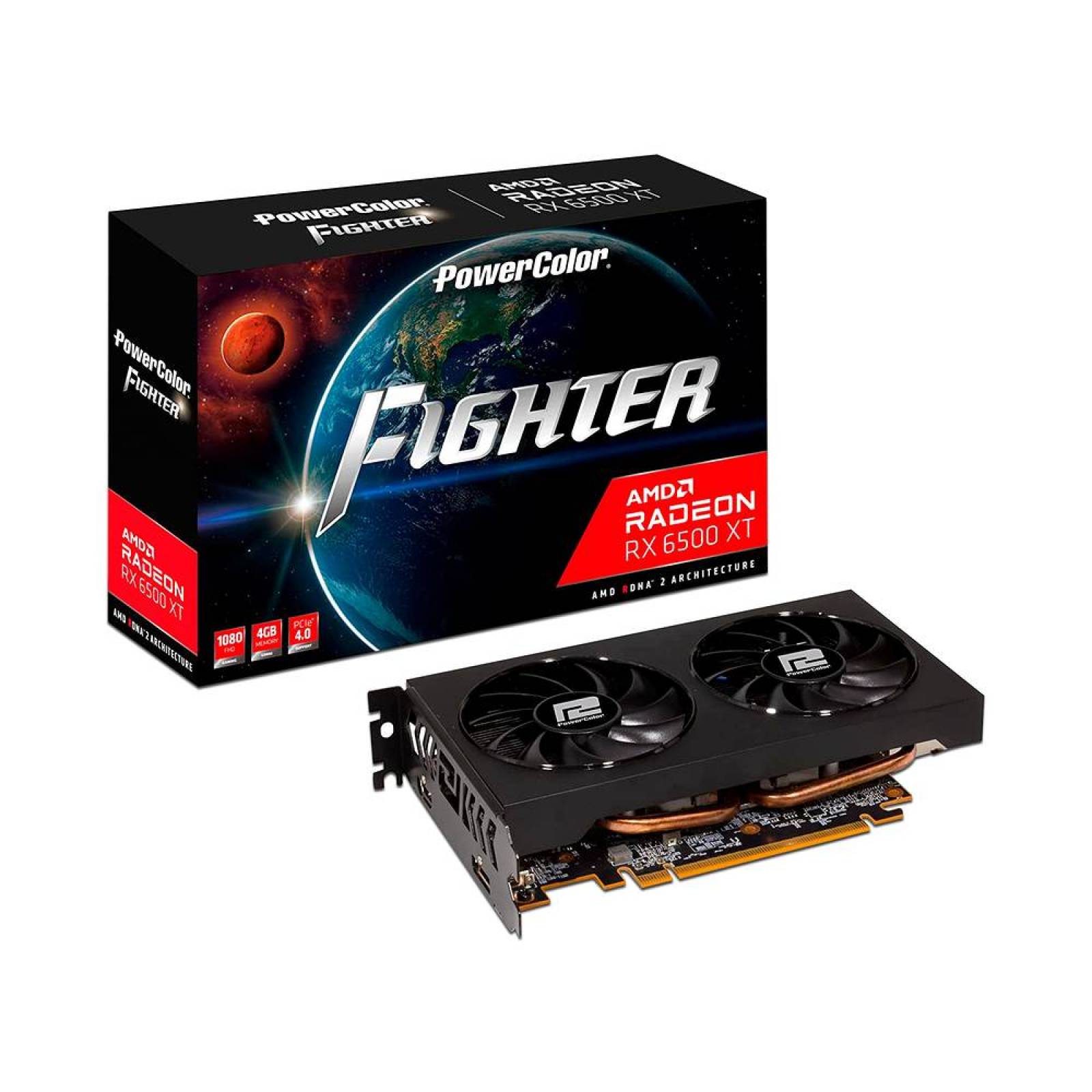 Tarjeta de Video AMD Radeon RX 6500 XT POWERCOLOR FIGHTER