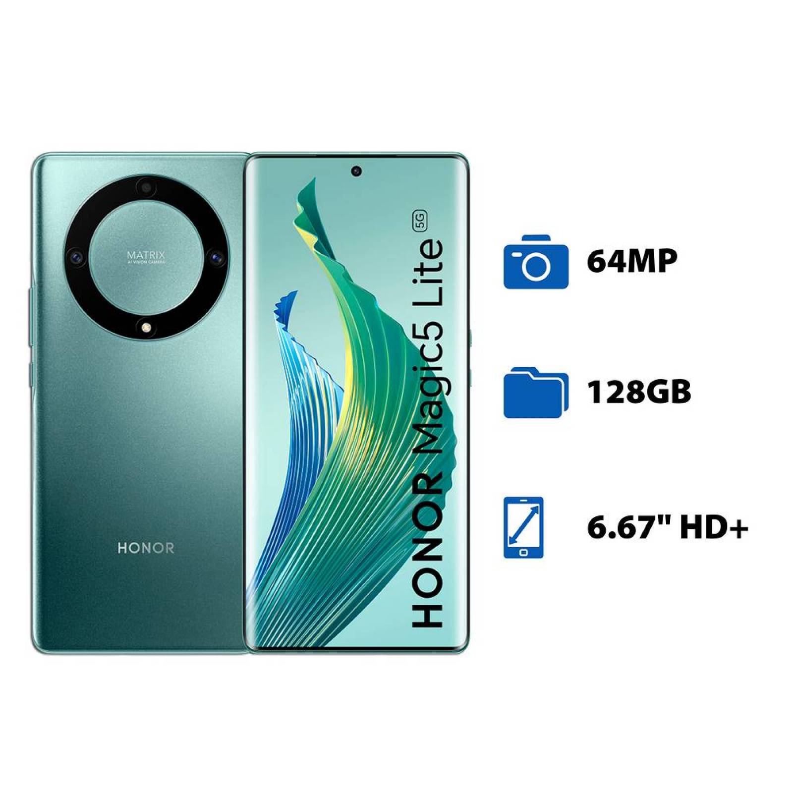 Smartphone HONOR Magic5 Lite:Procesador Octa Core hasta