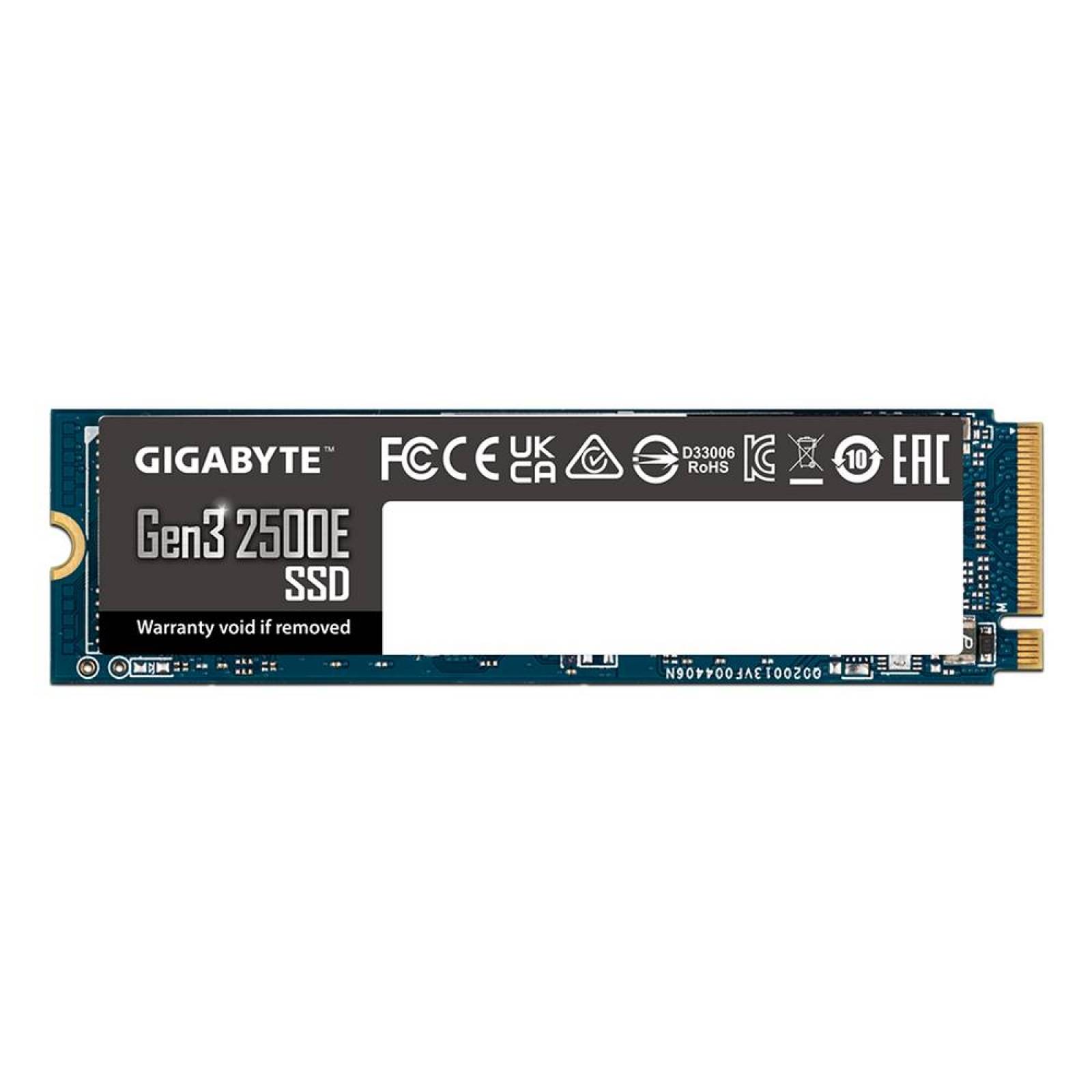 Unidad de Estado Sólido GIGABYTE 2500E Gen3 de 1TB, M.2