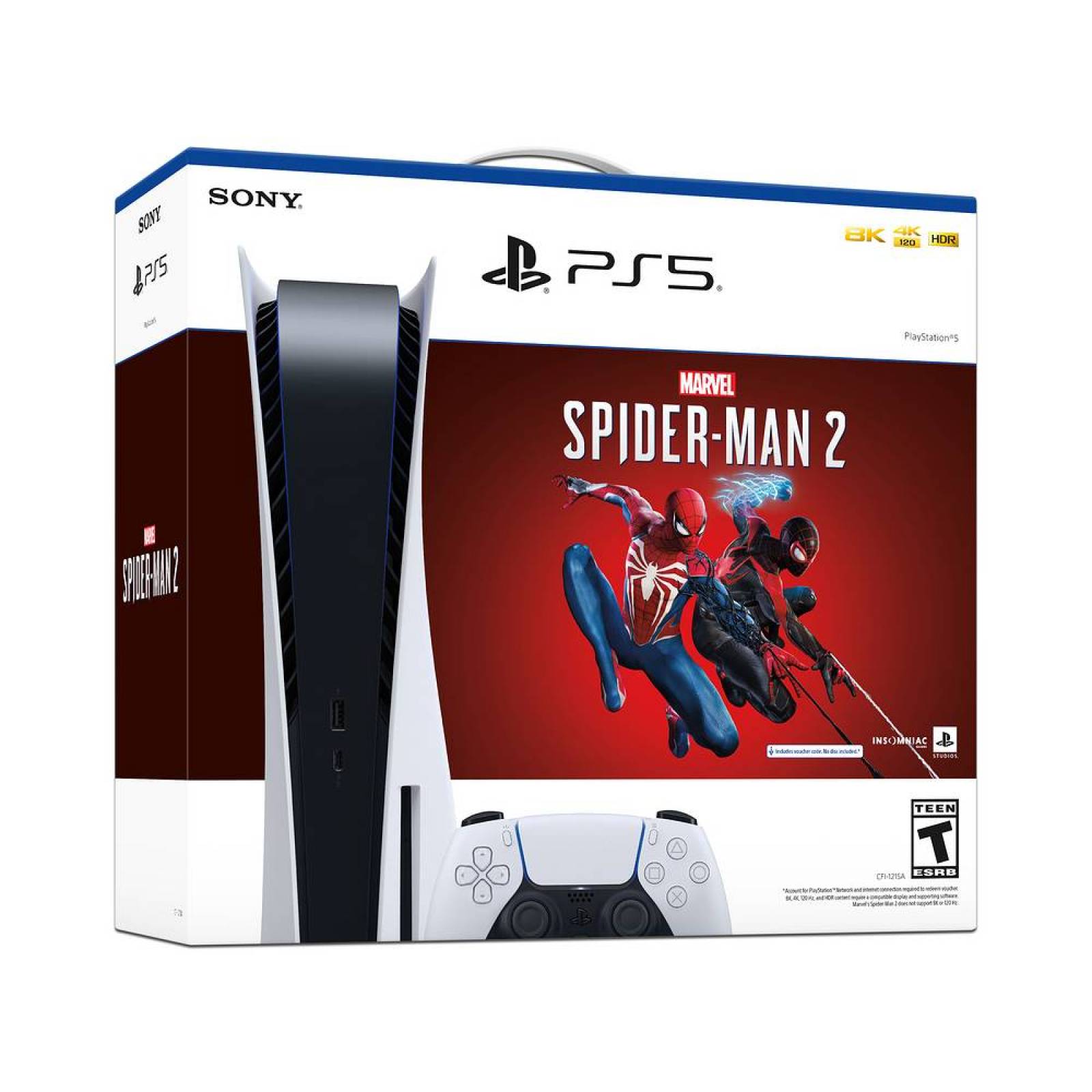 Consola PlayStation 5 de 825GB, Unidad Óptica Blu-Ray