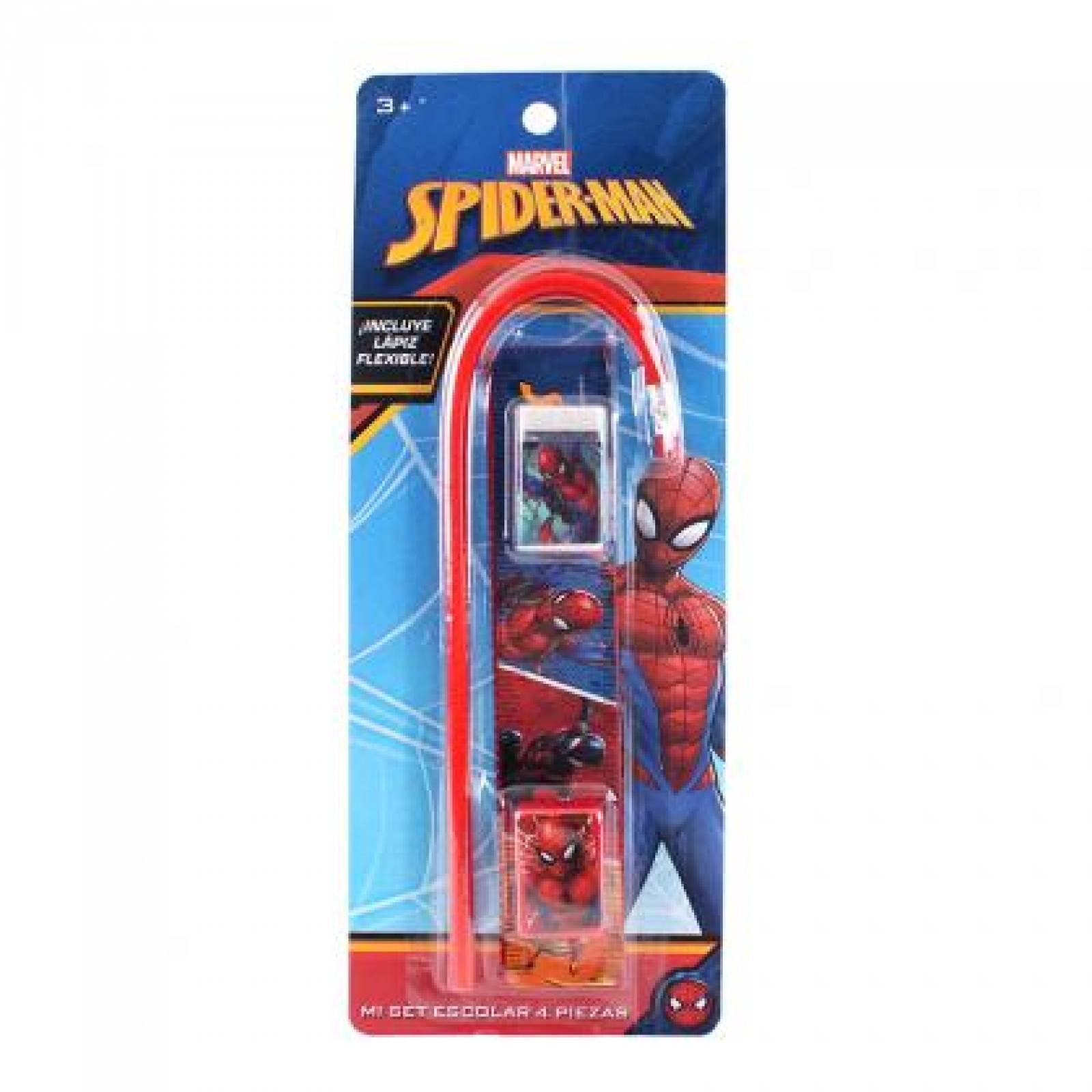 Set Escolar 4pzs Spiderman
