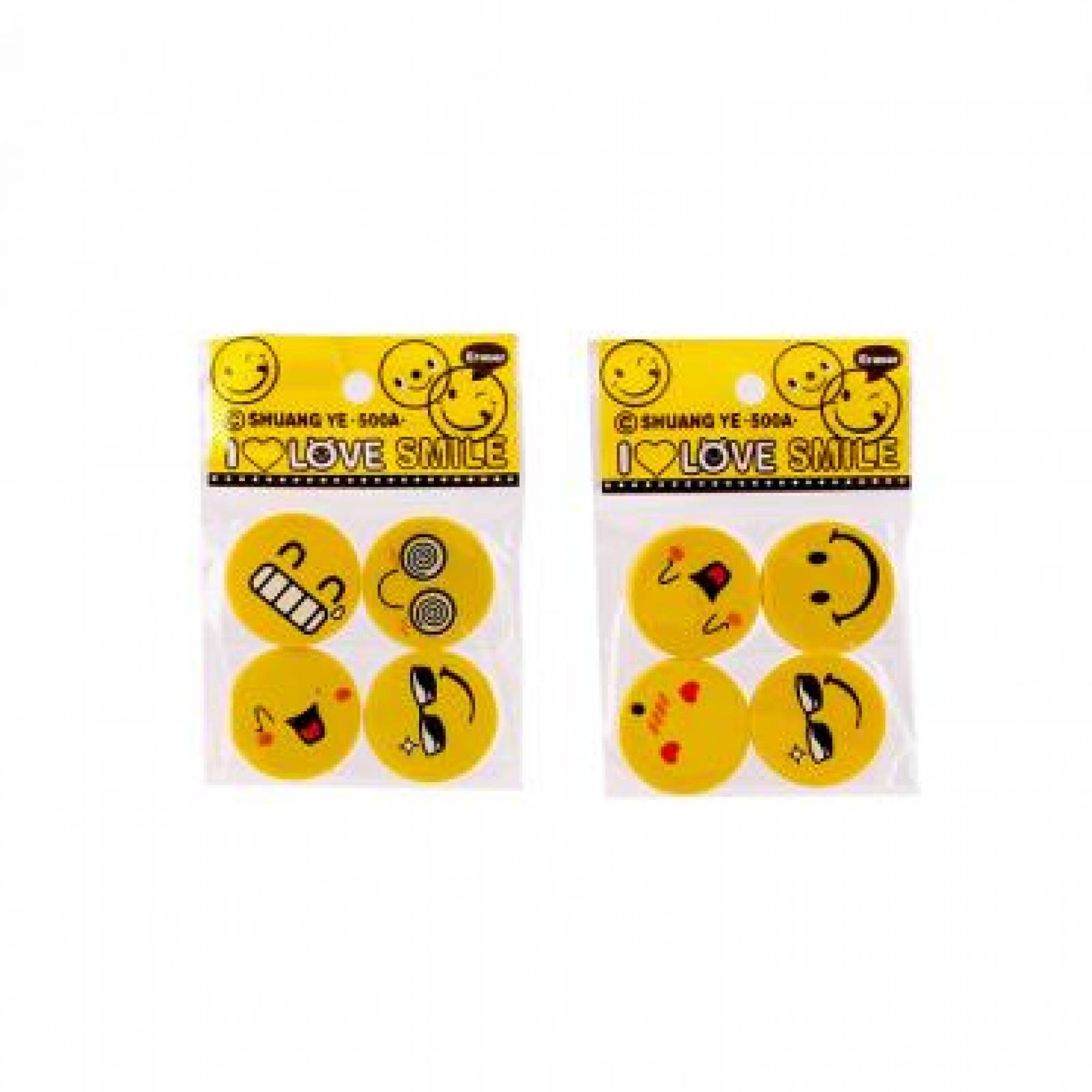 Goma emoji -Caja con 30 unidades