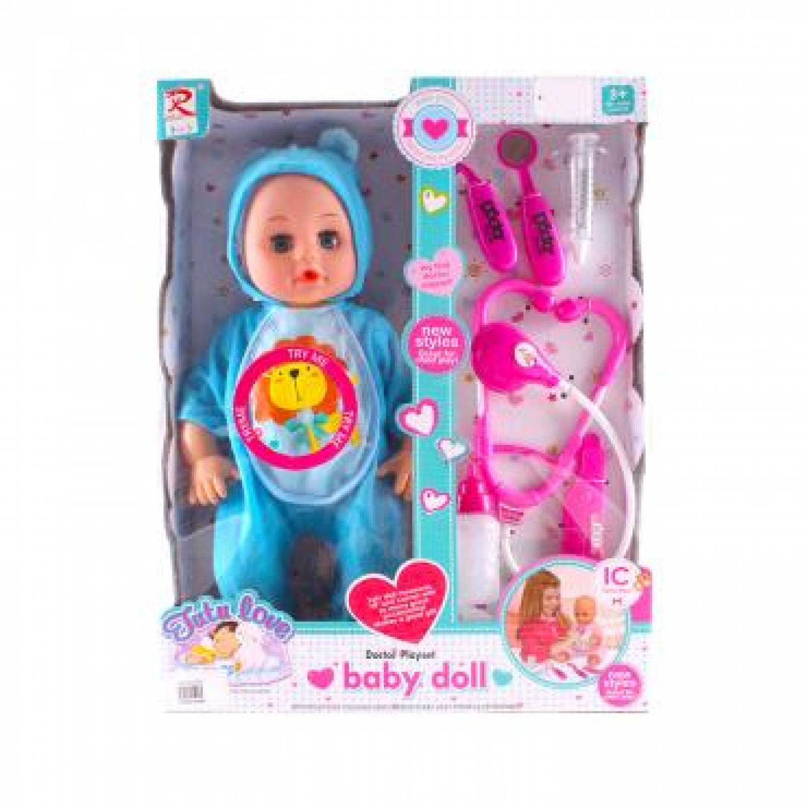 MuÃ±eca con accesorios de pediatra