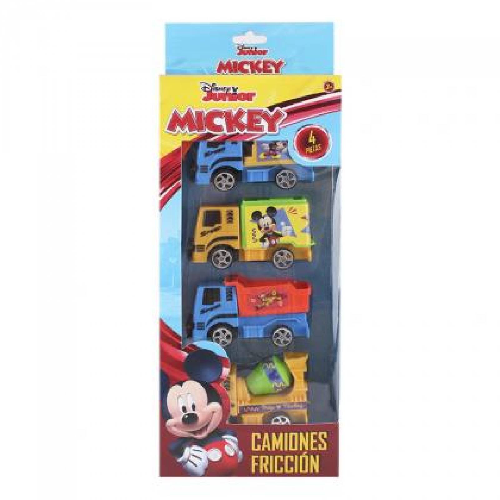 Mickey- 4 camiones de fricciÃ³n