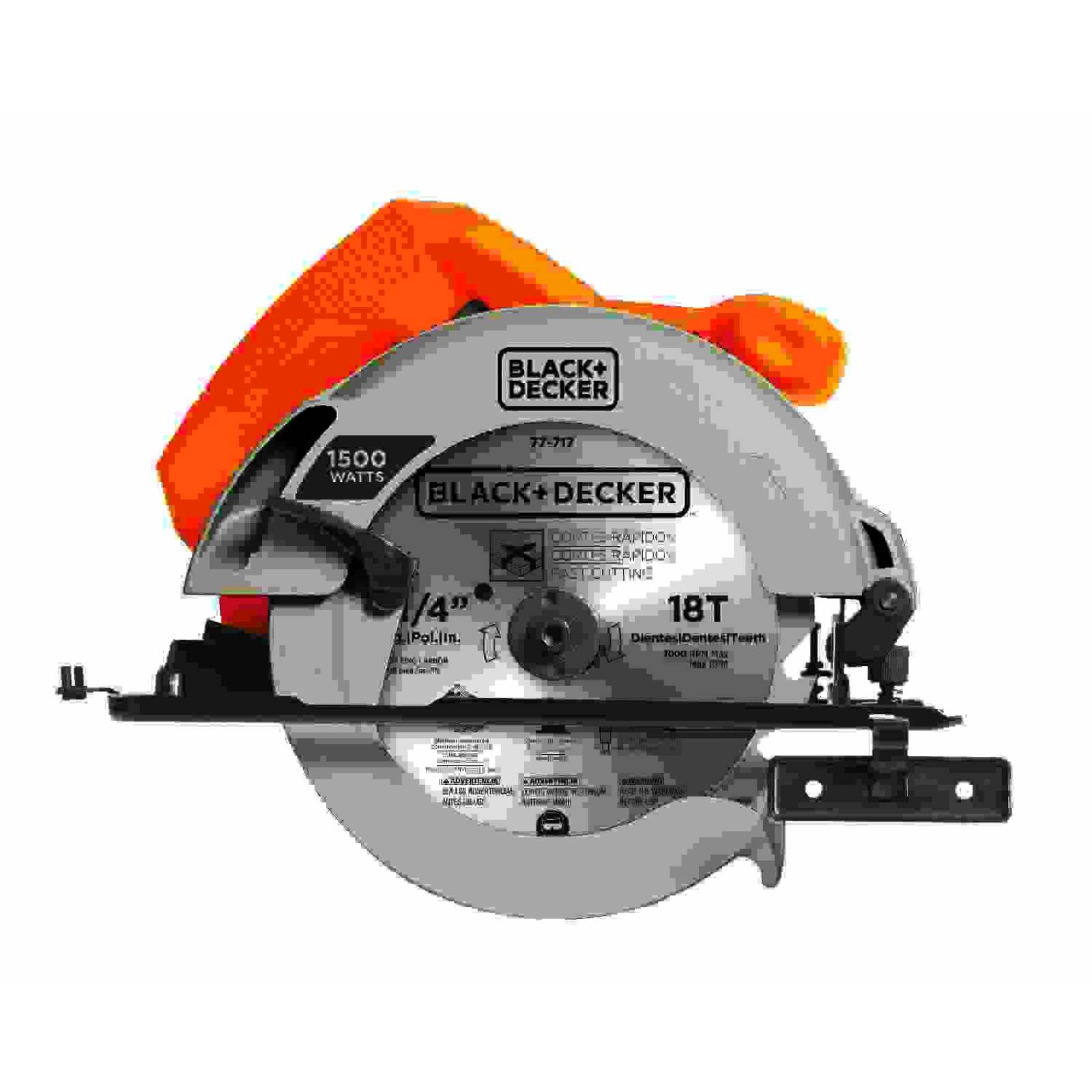 Sierra Circular 7  1 4in  BLACK DECKER CS1024 B3 1500W