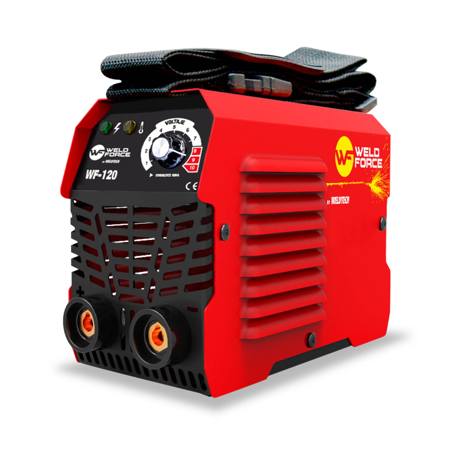 Maquina de soldar inversoras Weld Force WF 120 con careta