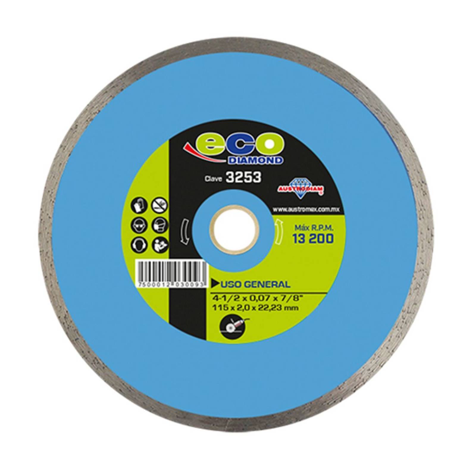 Disco de diamante de rin continuo ECO 3253