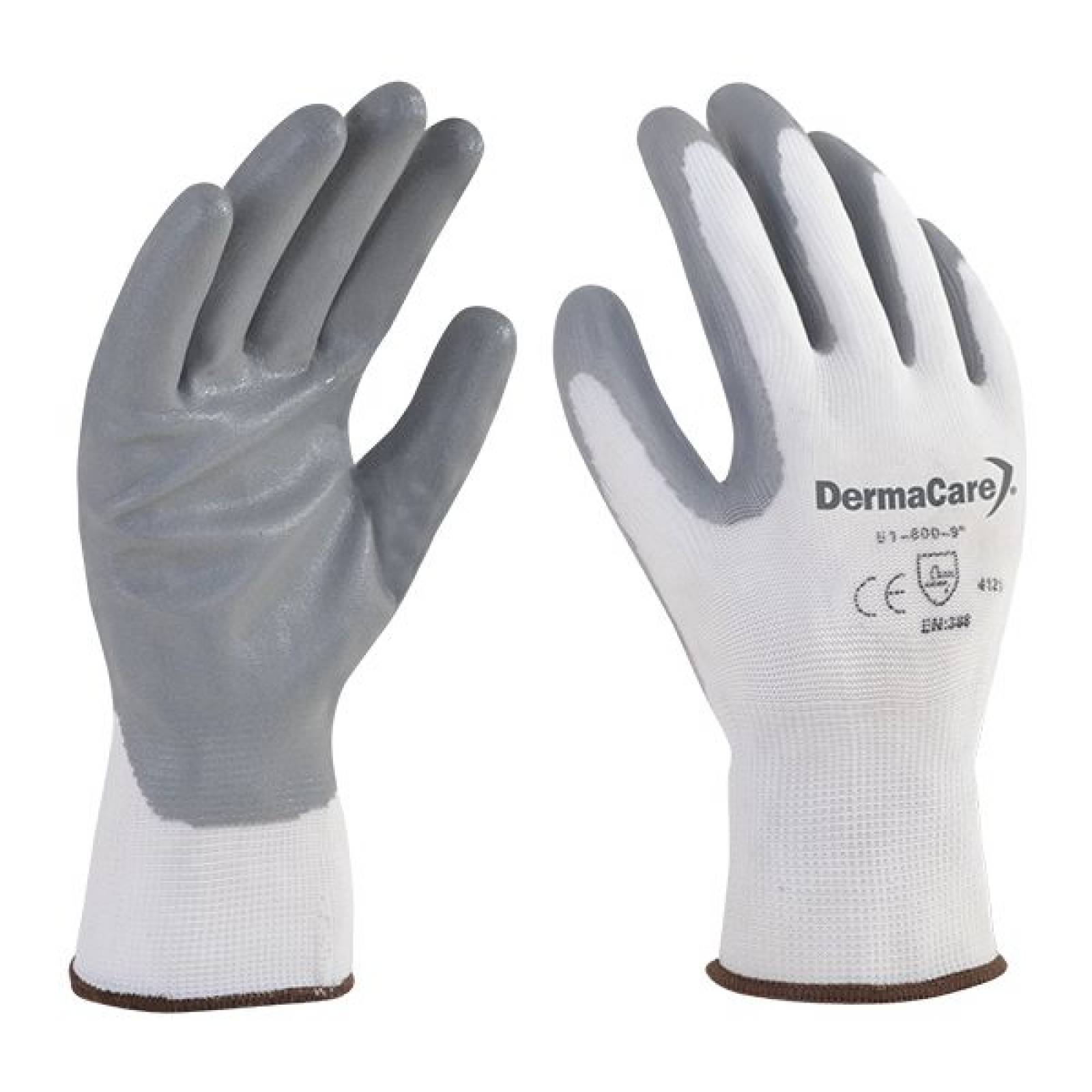 Guante de Nylon Blanco DERMACARE 51800 9