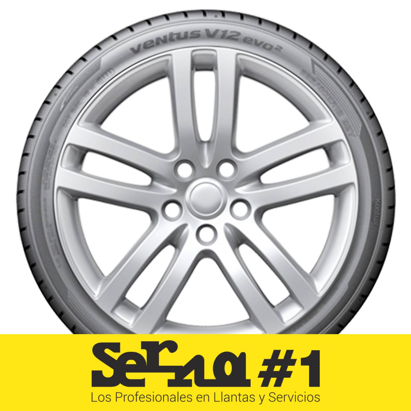 Llanta 245/40 R17 Hankook Ventus V12 Evo2 K120 95y