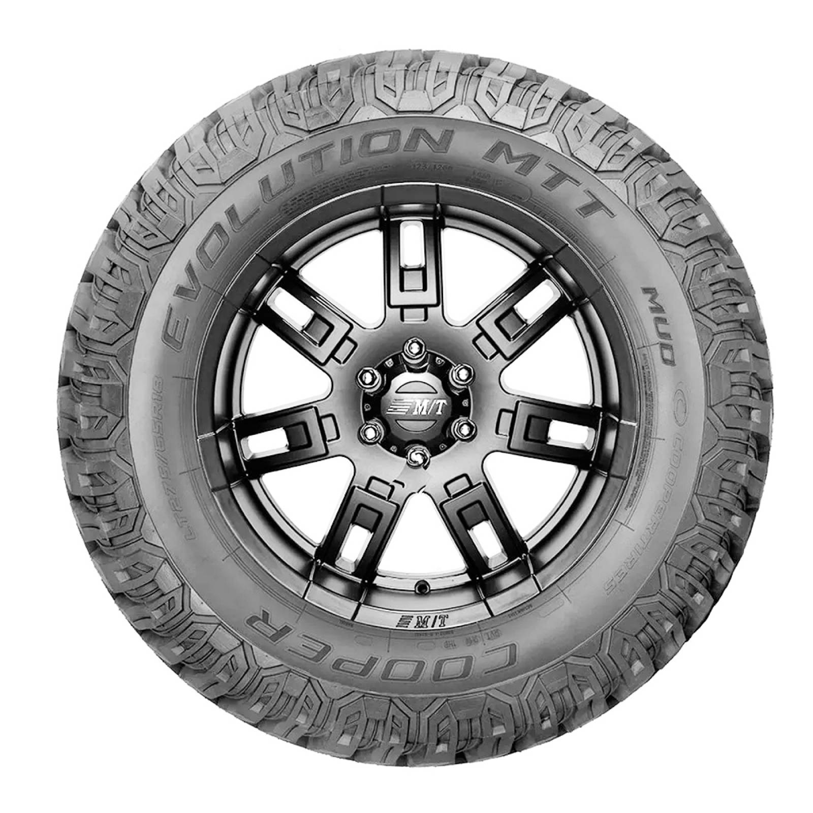 Paq 2 Llantas 285/70 R17 Cooper Evolution Mtt Mud 121/118q