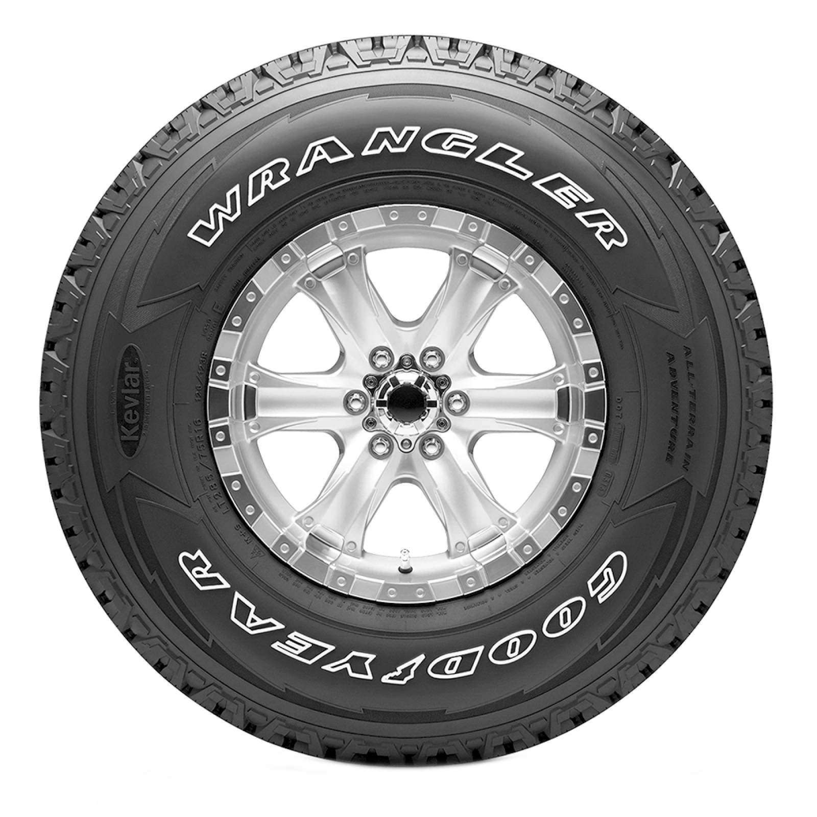 Paq 2 Llantas 235/80r17 Goodyear WranglerÂ at Adv  Kevlar 120/117r