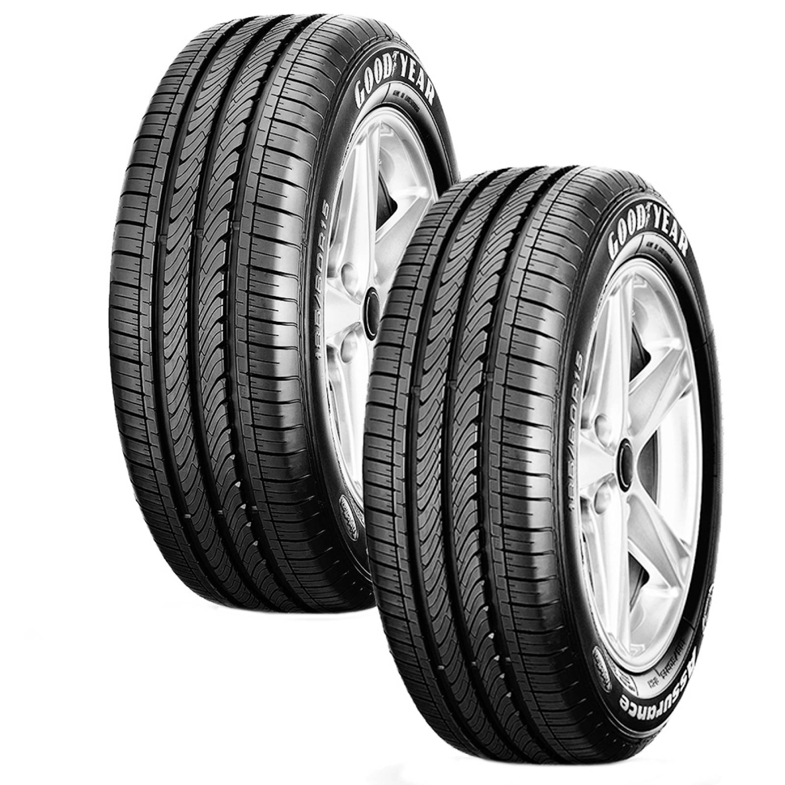 Paq. 2 Llantas 185/55 R15 GOODYEAR ASSURANCE TRIPLEMAX 82V