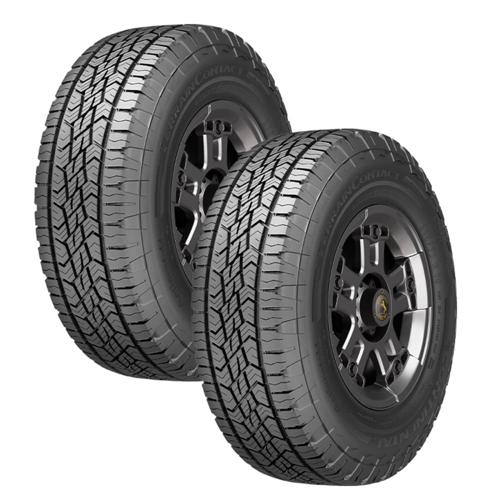 Paq. 2 Llantas 255/65 R17 CONTINENTAL TERRAINCONTACT A/T 110S