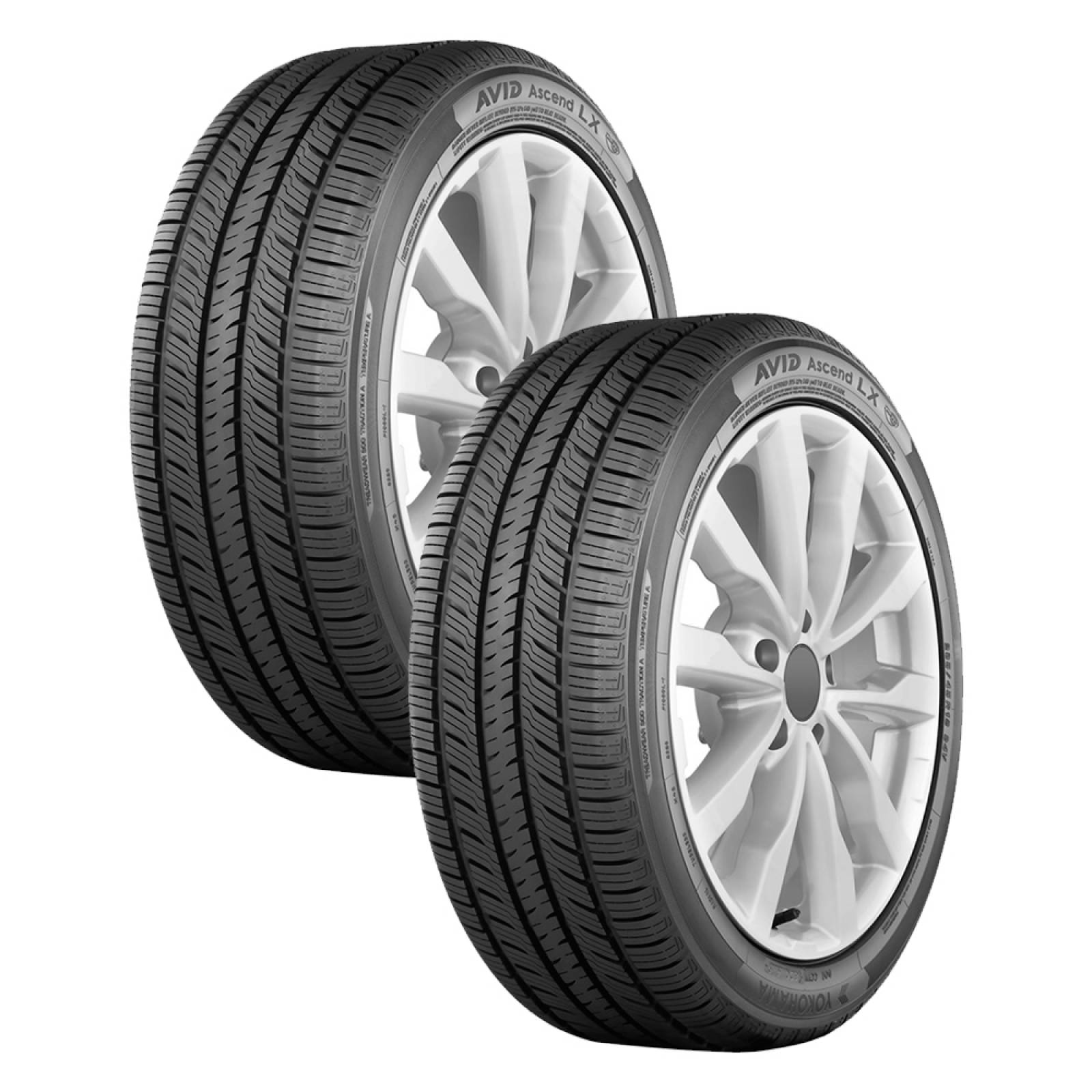 Paq. 2 Llantas 215/60 R17 YOKOHAMA AVID ASCEND LX 96H