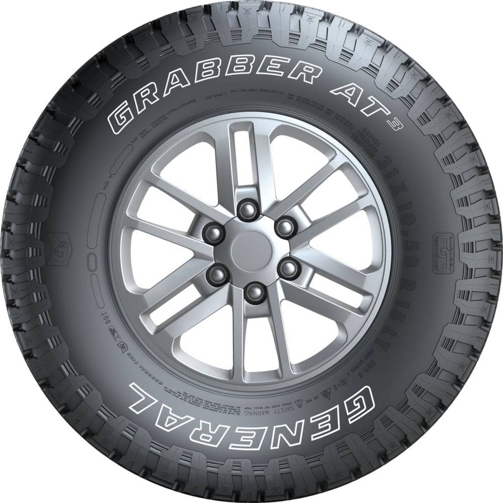 Llanta 215/75 R15 GENERALT GRABBER AT3 100T