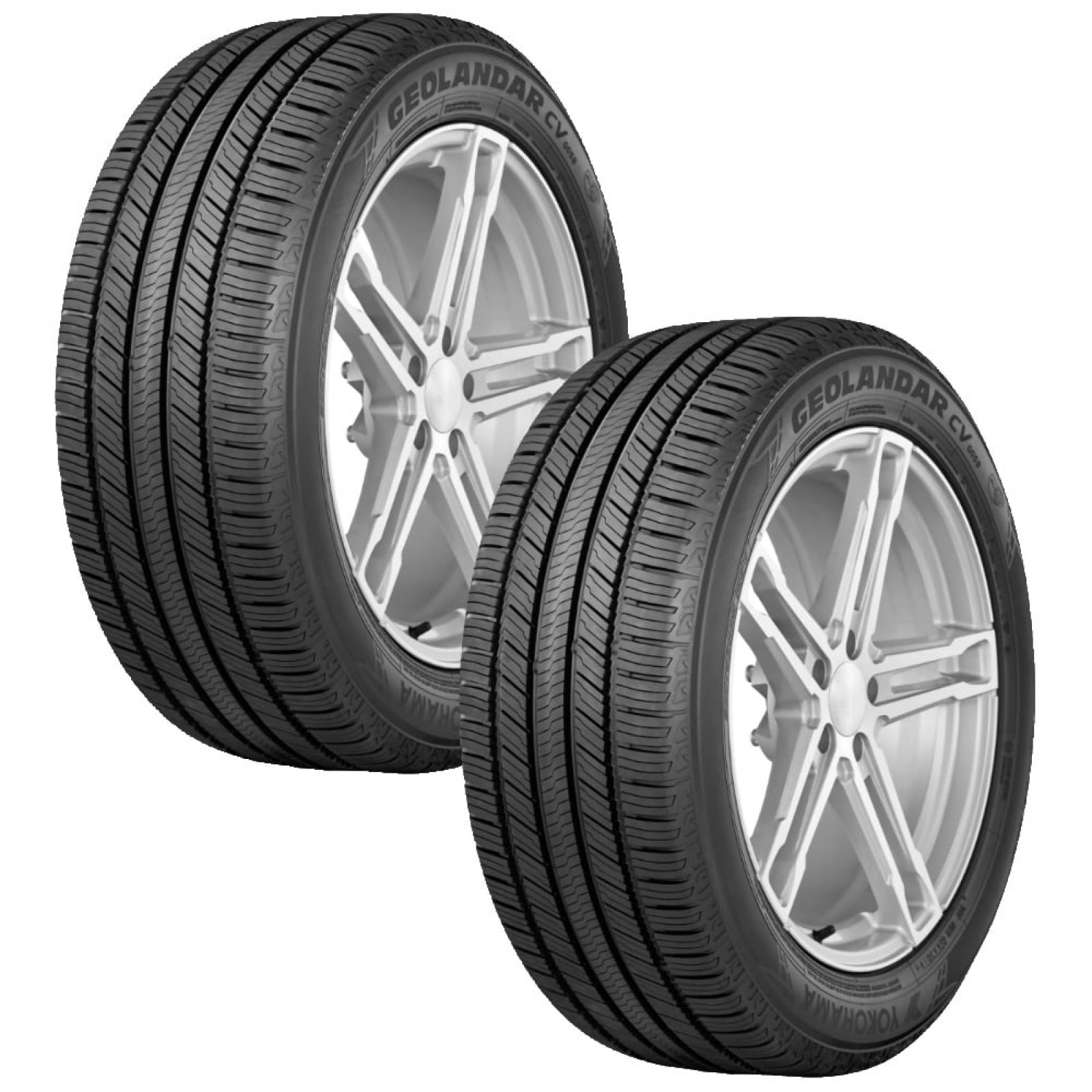 Paq. 2 Llantas 225/55 R19 YOKOHAMA GEOLANDAR CV G058 99V