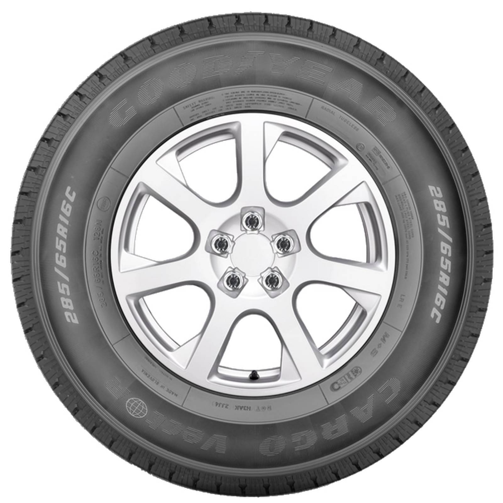 Llanta 285/65 R16 GOODYEAR CARGO VECTOR 128N