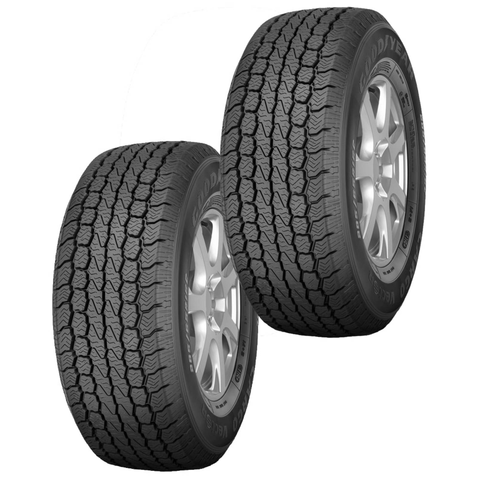 Paq 2 Llantas 285/65 R16 GOODYEAR CARGO VECTOR 128N