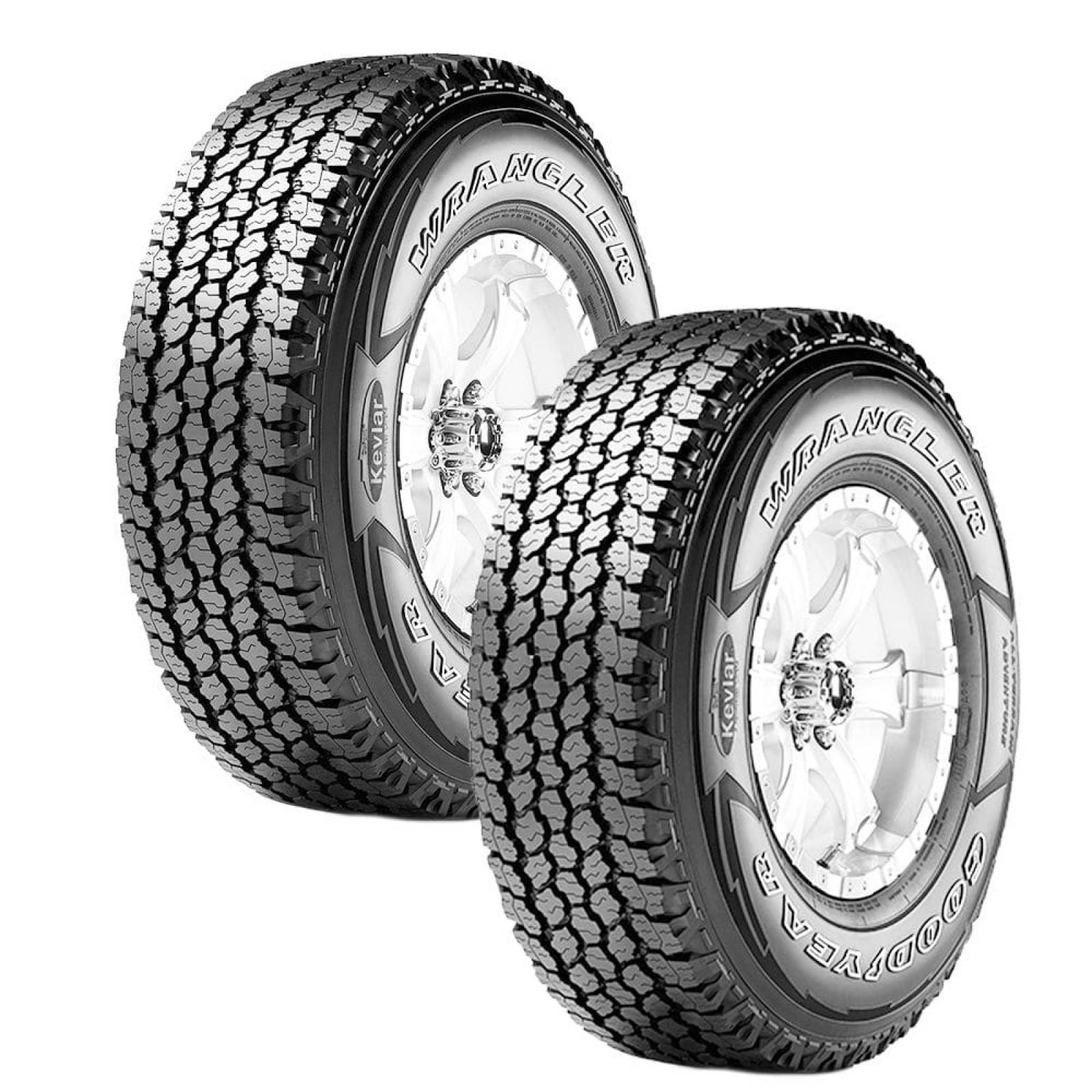 Paq 2 Llantas 275/65 R20 GOODYEAR WRANGLER ALL-TERRAIN ADVENTURE WITH KEVLAR 126/123S