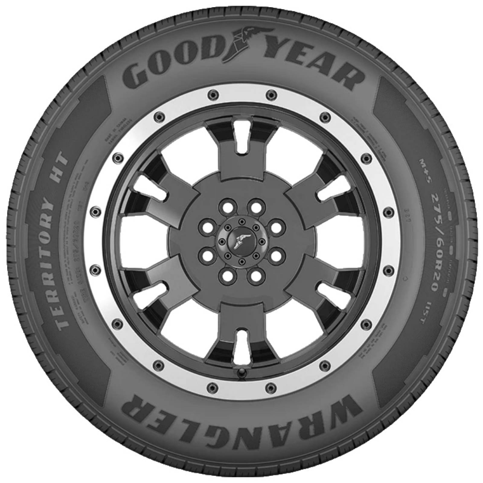 Paq 2 Llantas 205/60 R16 GOODYEAR WRANGLER TERRITORY HT 92H