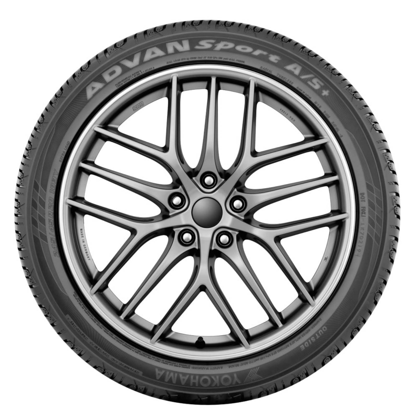 Paq 2 Llantas 235/45 R18 YOKOHAMA ADVAN SPORT AS+ 98W