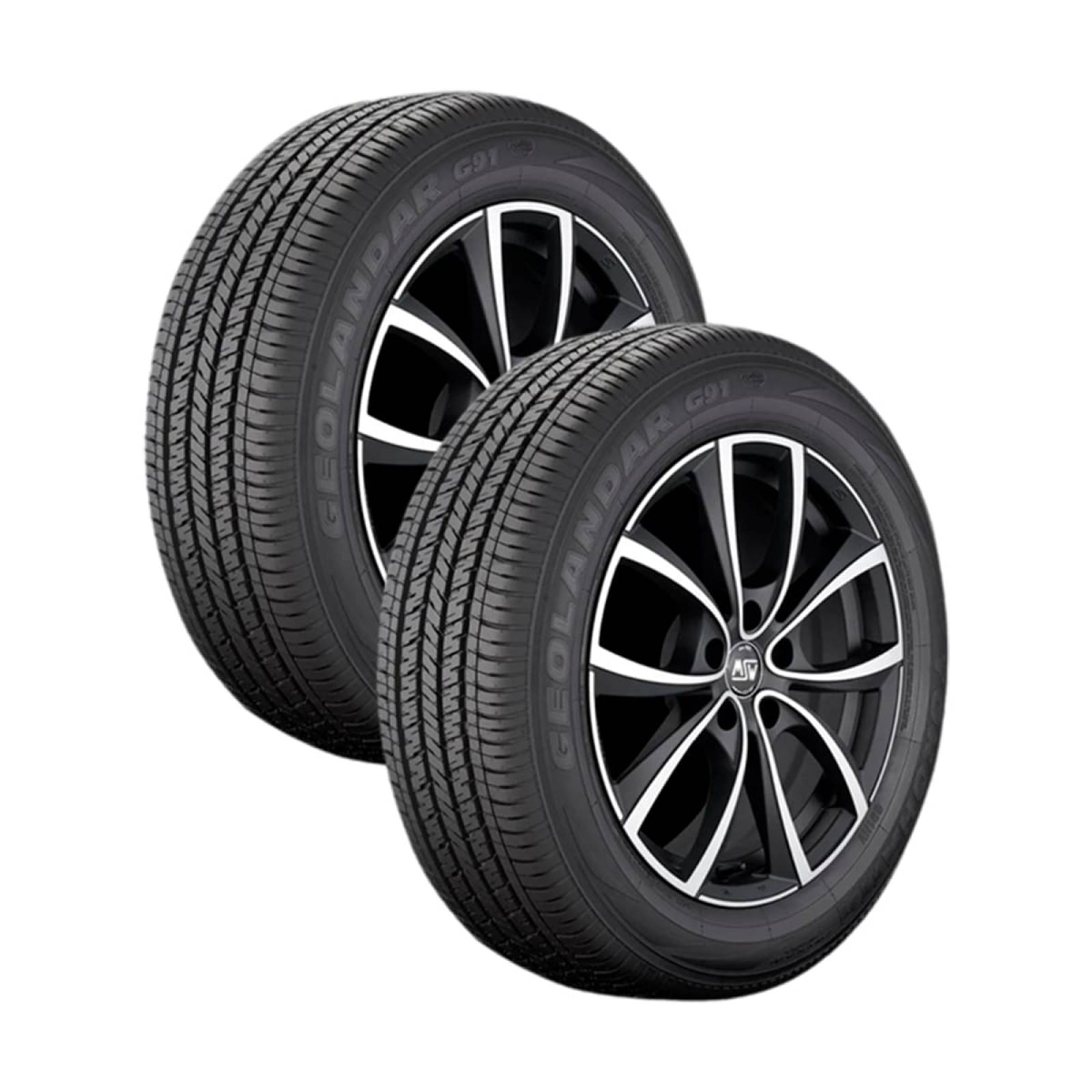 Paq 2 Llantas 225/60 R18 YOKOHAMA GEOLANDAR HT G91HV 100H