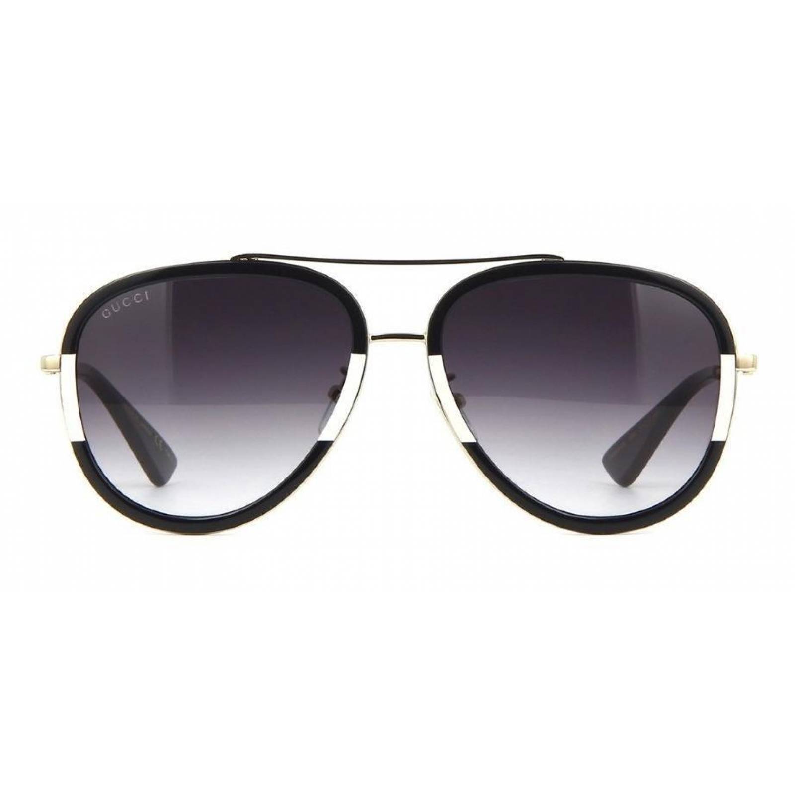 Gucci GG0062S - Gafas de sol aviador para hombre + paquete con kit de  cuidado de gafas de cortesía iWear de diseñador