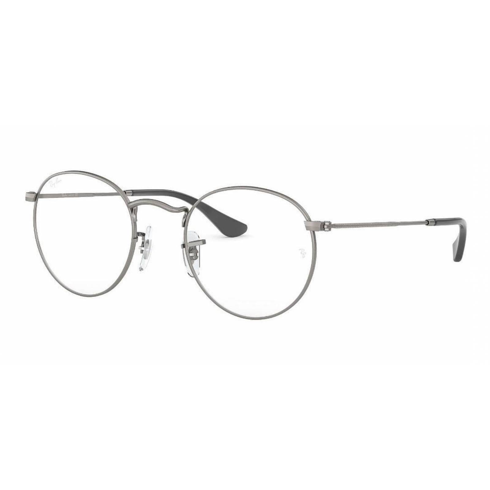 Lentes Oftálmicos Ray Ban Rb3447v 2620 Round Metal 