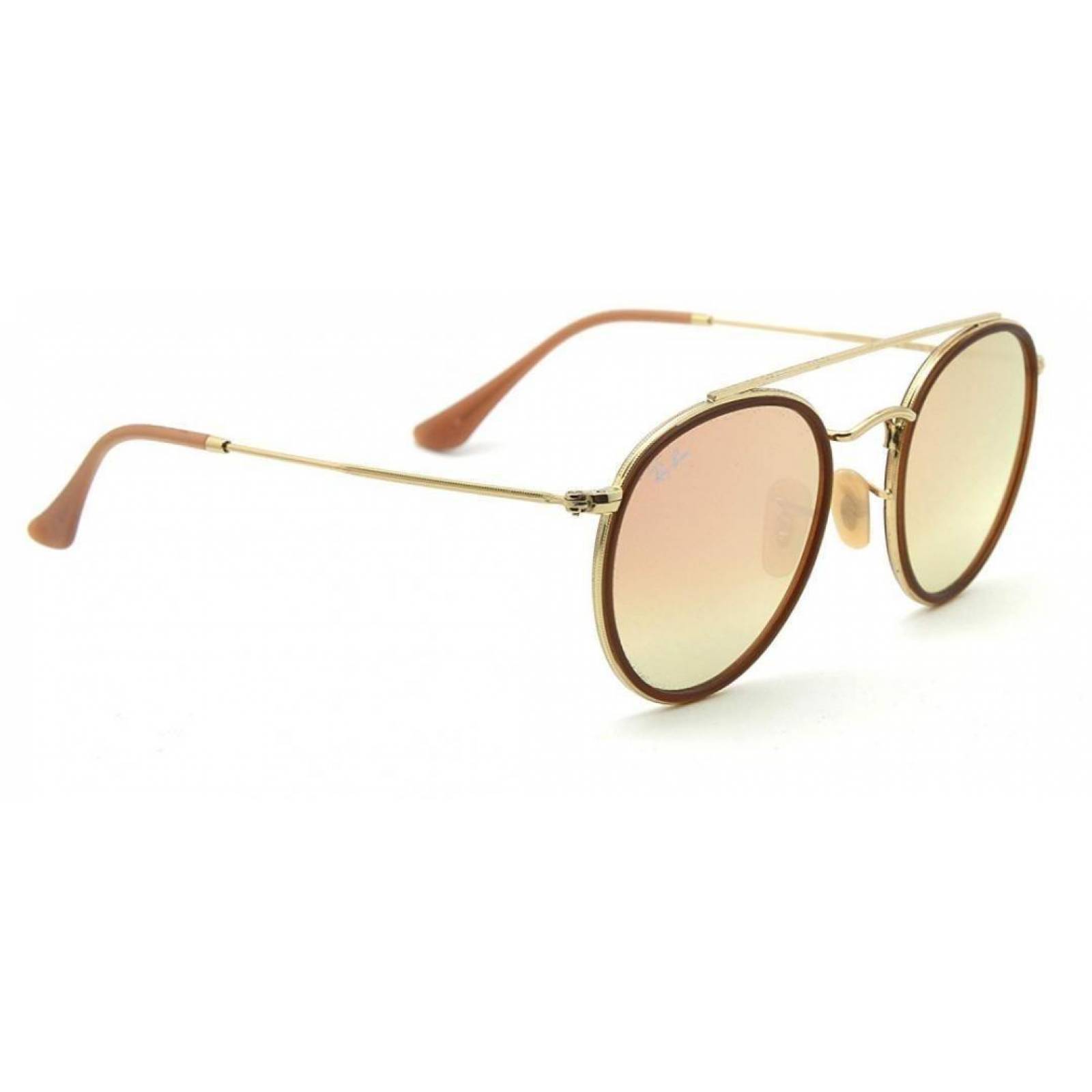 Lentes de Sol Ray Ban Rb3647n 001/7o Round Double Bridge 