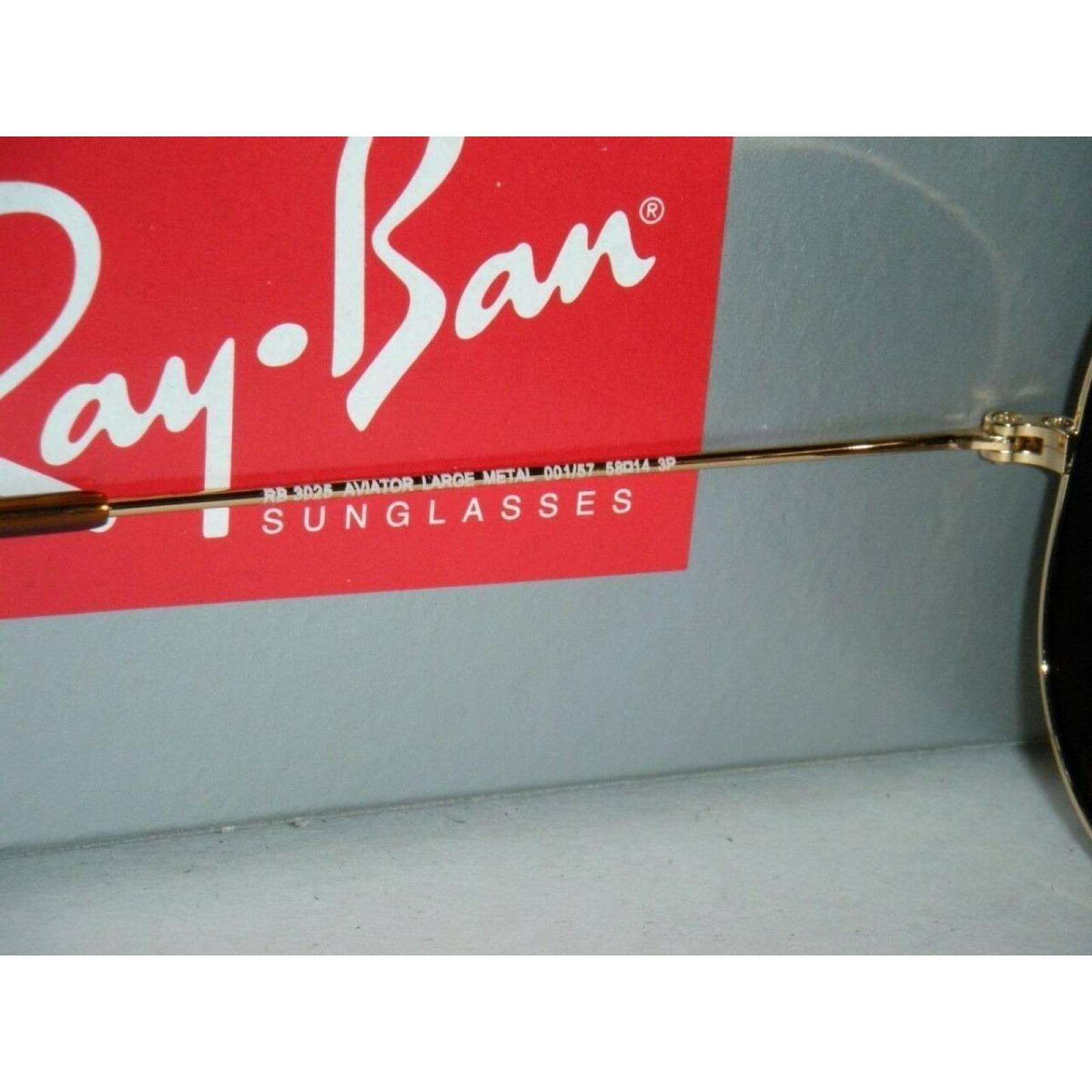 Lentes de Sol Ray Ban Rb3025 001/57 Aviator 