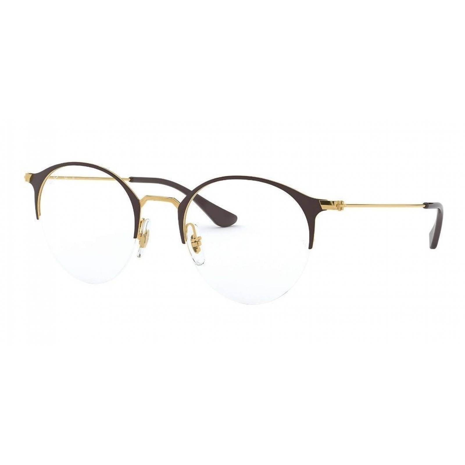 Lentes Oftálmicos Ray Ban Rb3578v 2905 Round Metal