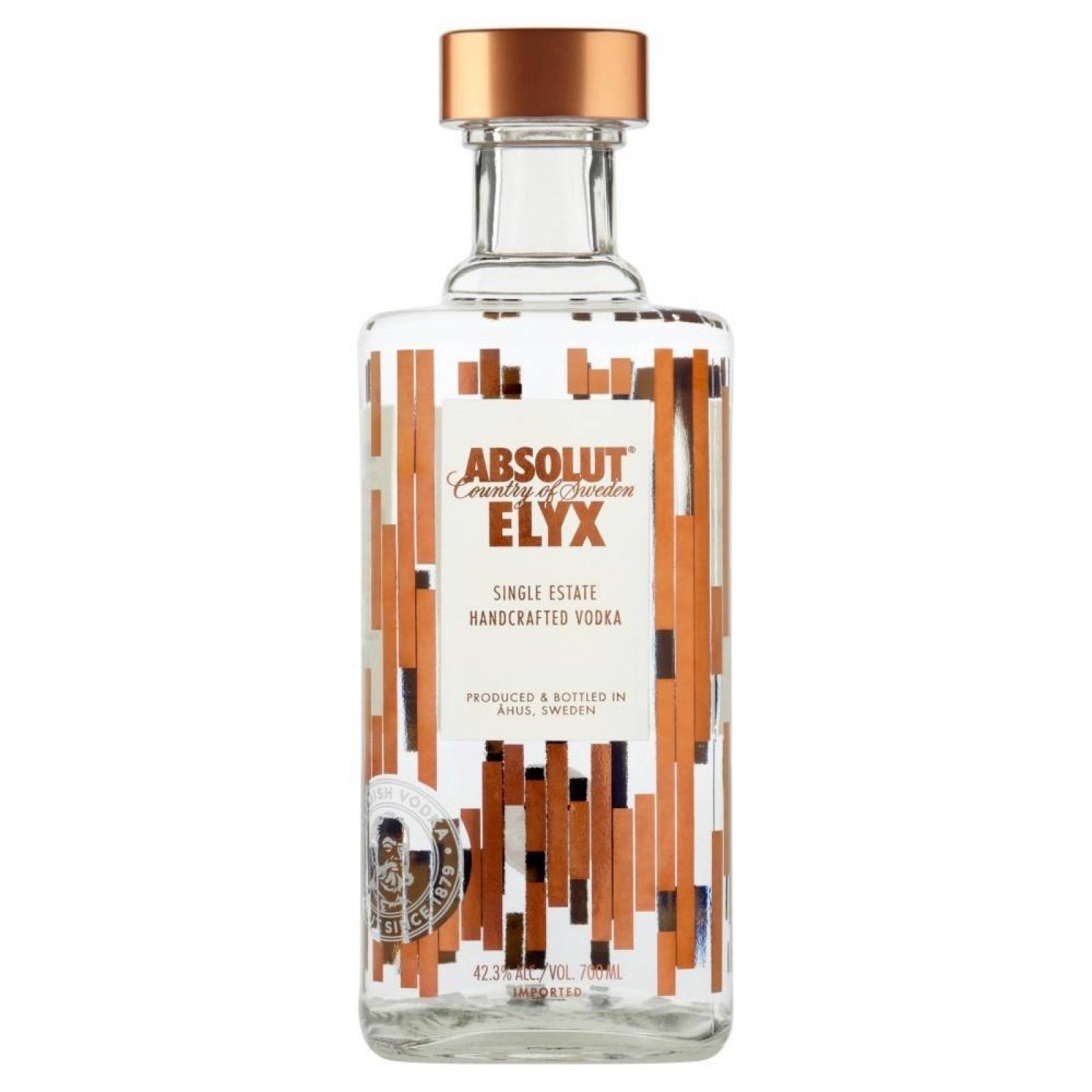 Caja de 6 Vodka Absolut Elyx 750 ml 