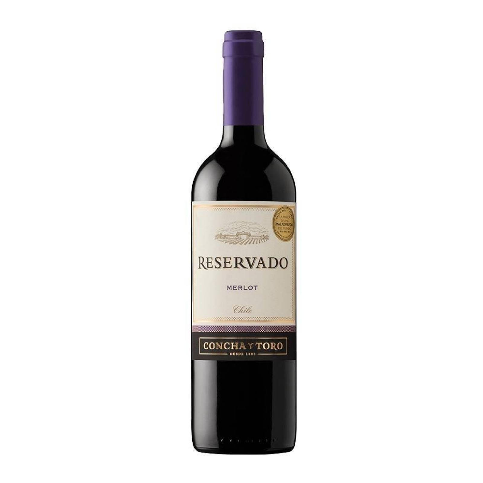 Vino Tinto Concha Y Toro Reservado Merlot 750 ml 