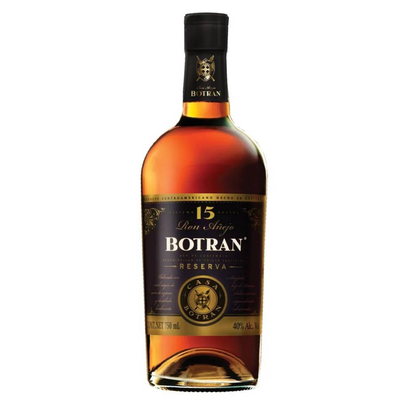 Caja De 6 Ron Botran Reserva 15 Años 750 Ml