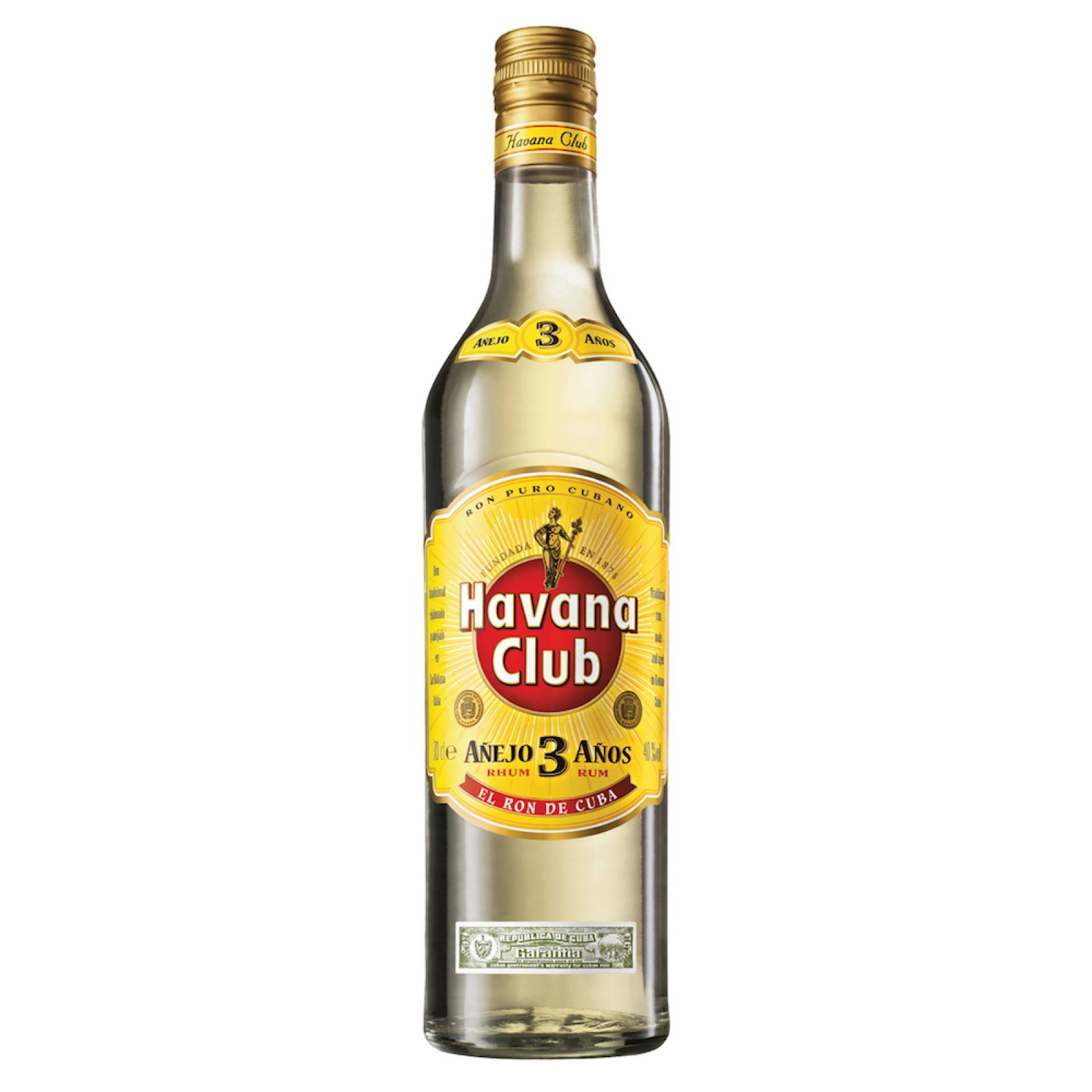 Caja de 12 Ron Havana Club Añejo 3 Años 700 ml