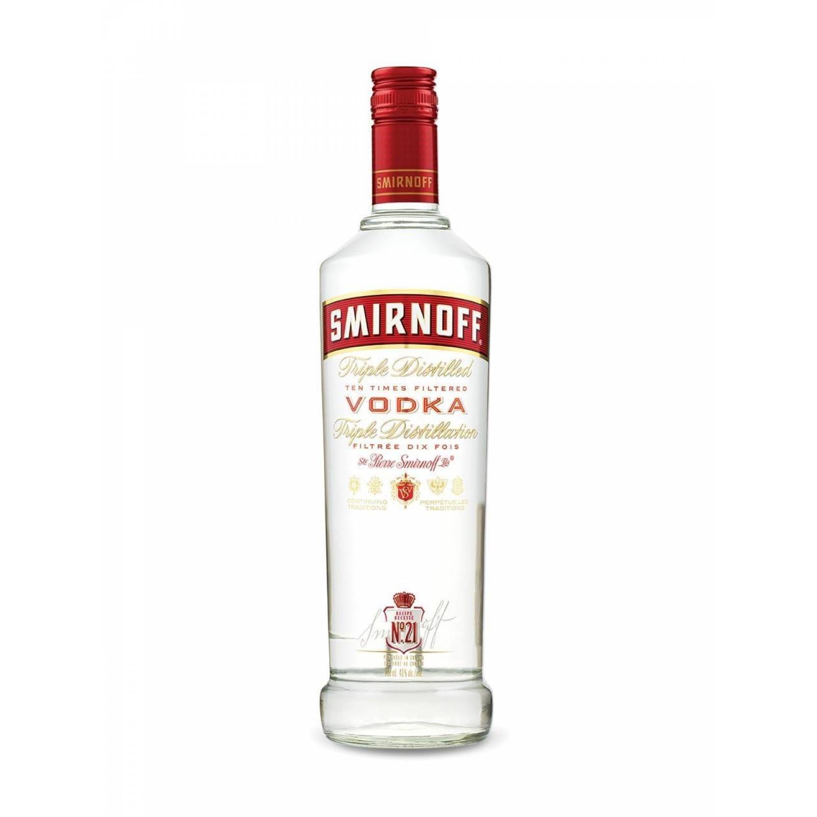 Caja de 12 Vodka Smirnoff 1 L 