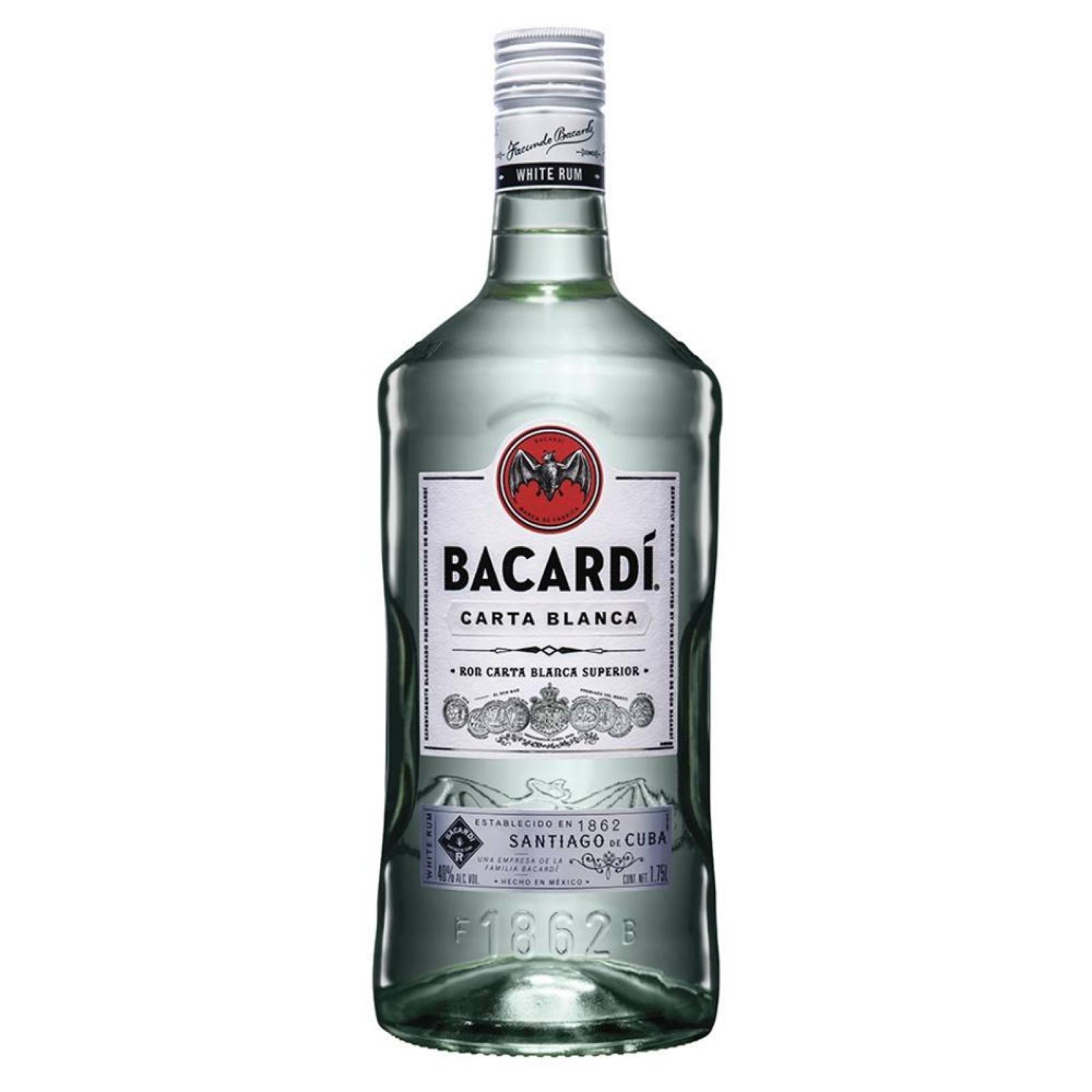 Caja De 6 Ron Bacardi Añejo 1.75 L