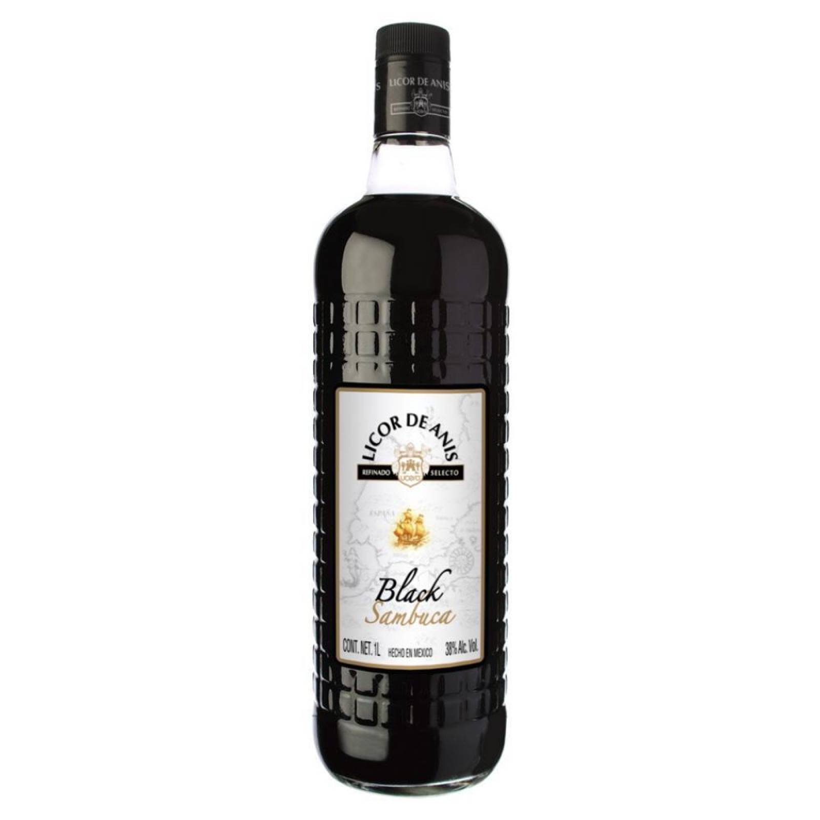 Licor Domecq De Anis Black Sambuca 1 L 