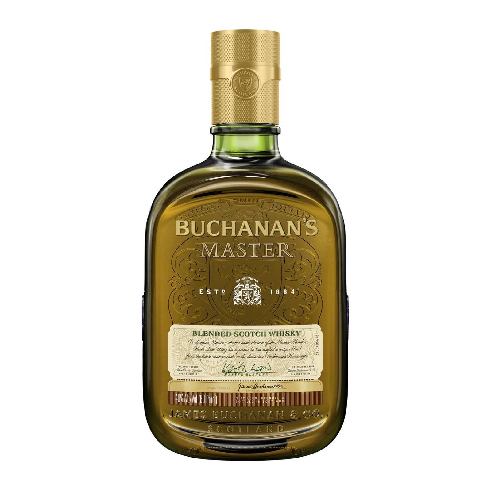 Caja de 12 Whisky Buchanans Blend Master 750 ml 