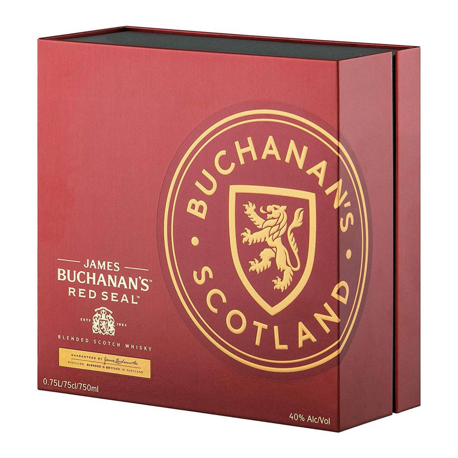 Caja de 6 Whisky Buchanans Blend Red Seal 750 ml 