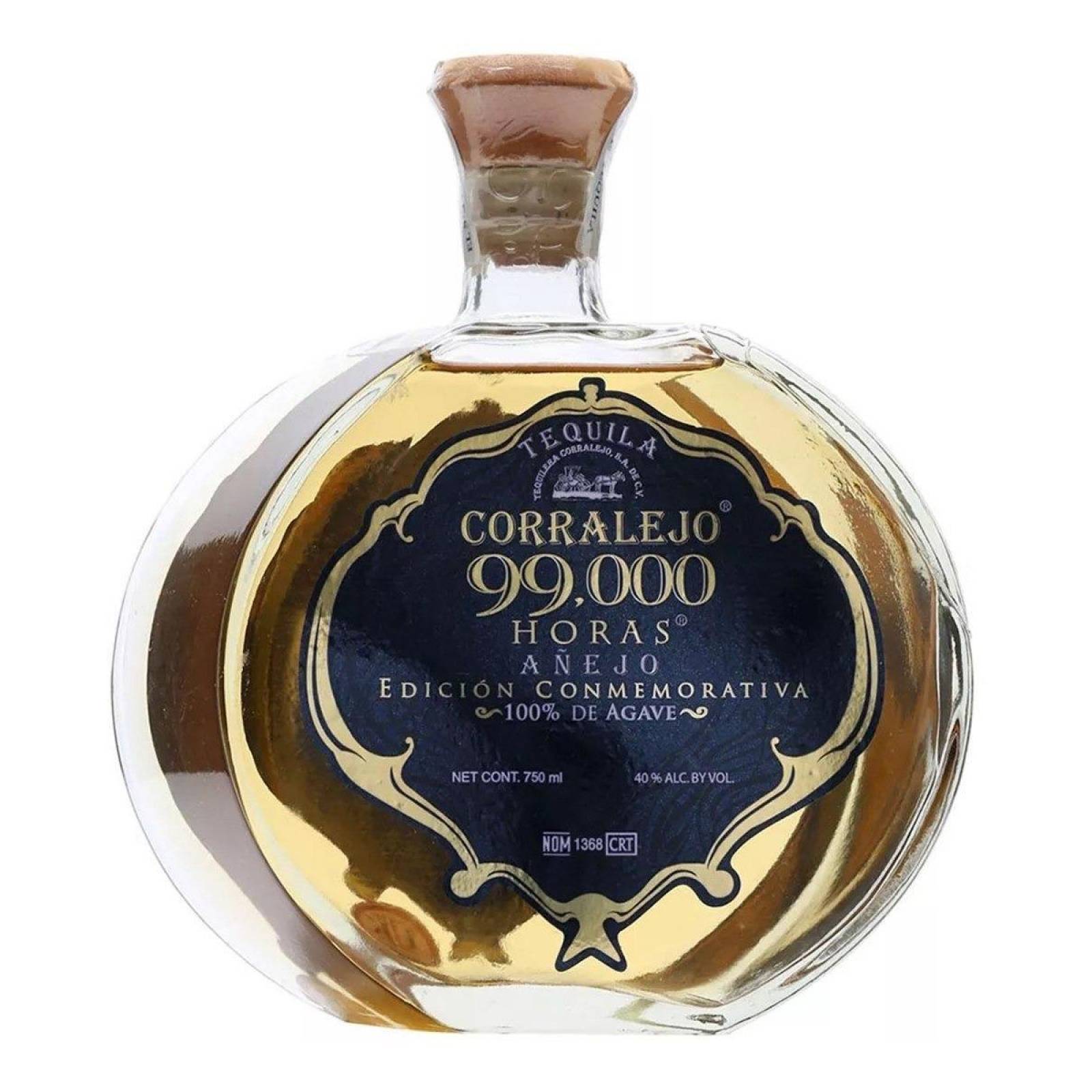 Tequila Corralejo 99,000 Horas Añejo 750 ml 