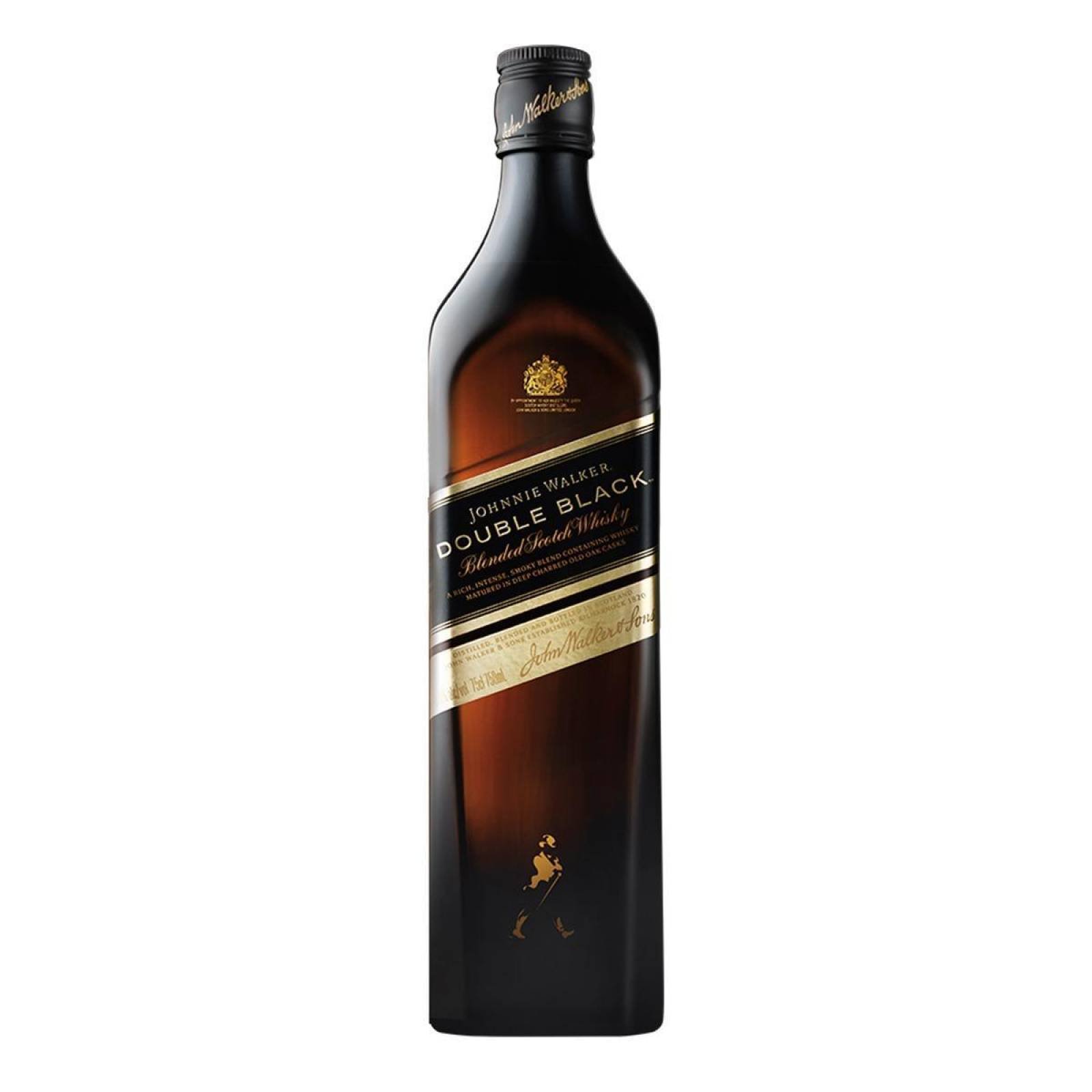 Caja de 12 Whisky Johnnie Walker Blend Double Black 750 ml 