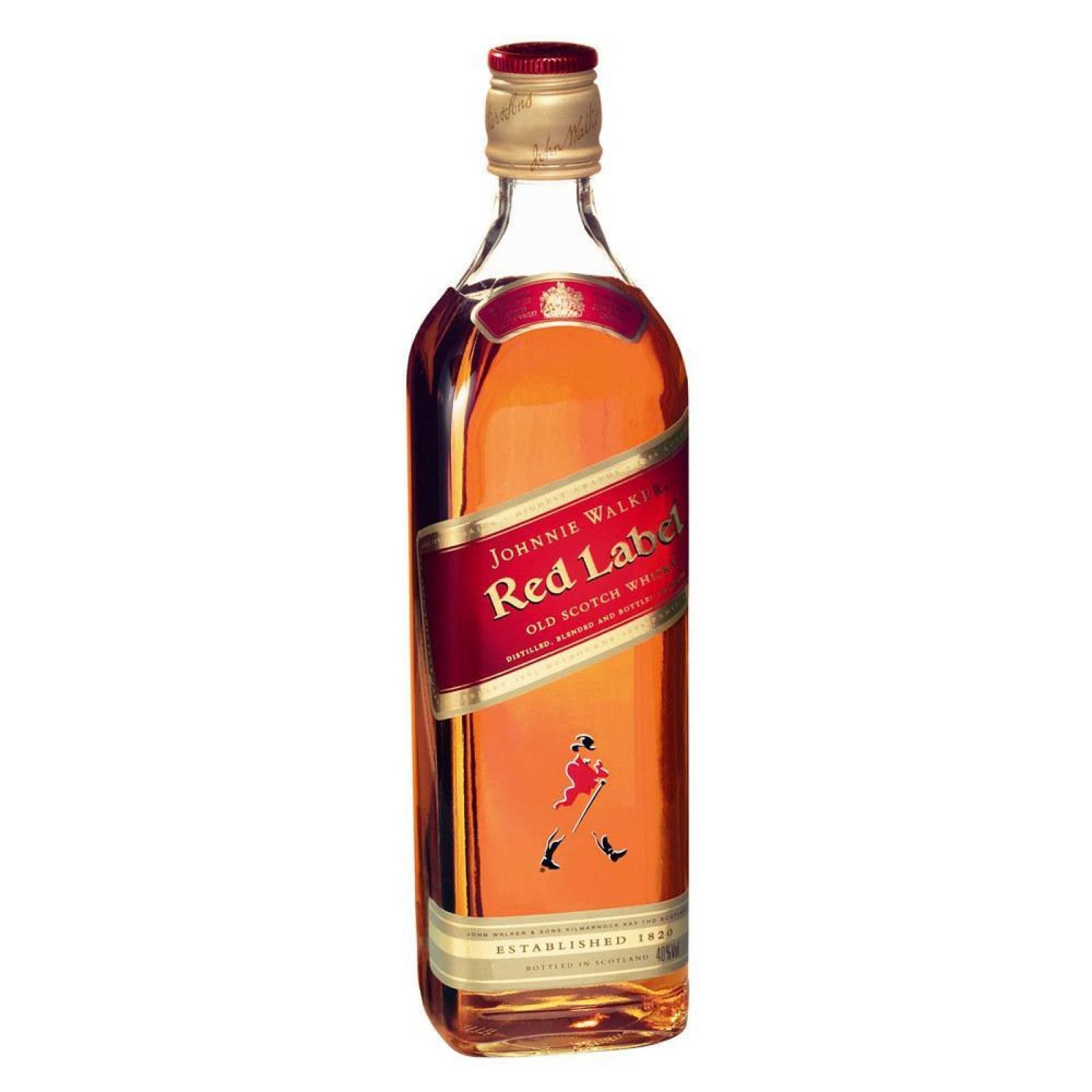 Caja de 12 Whisky Johnnie Walker Blend Red Label 700 ml 