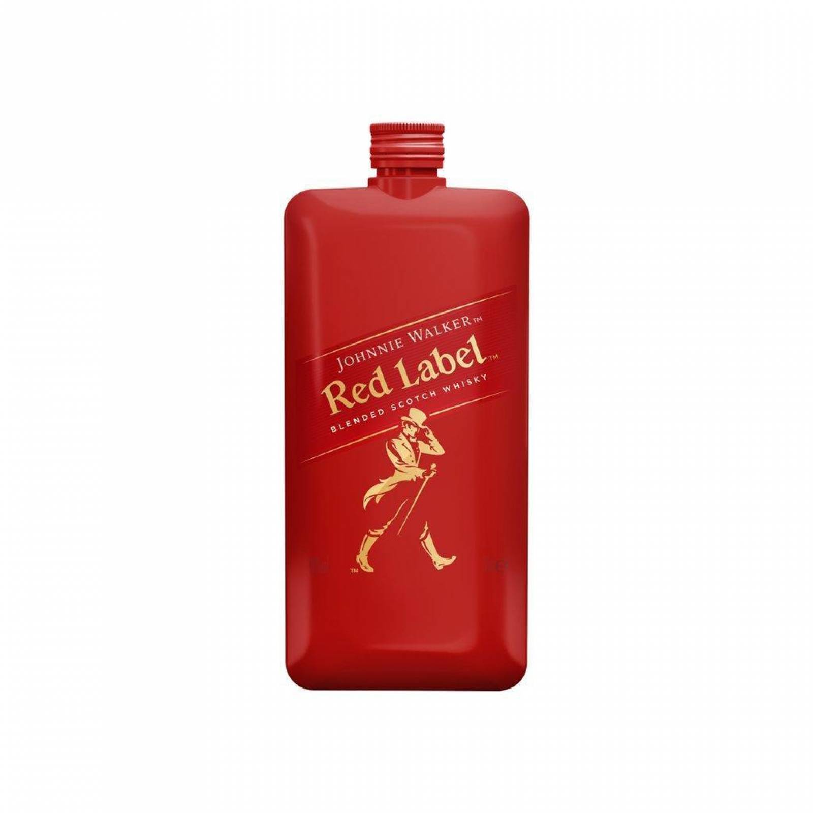 Caja de 48 Whisky Johnnie Walker Blend Red Label Pocket Scotch 200 ml 