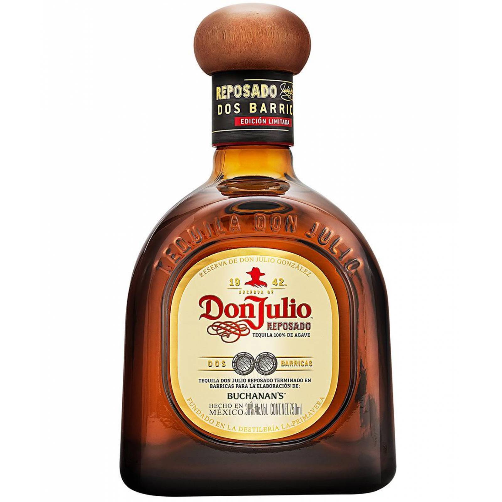 Tequila Don Julio Reposado Dos Barricas 750 ml 