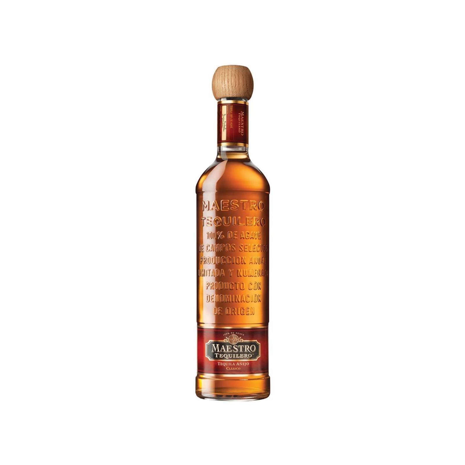 Tequila Maestro Tequilero Añejo 750 ml 