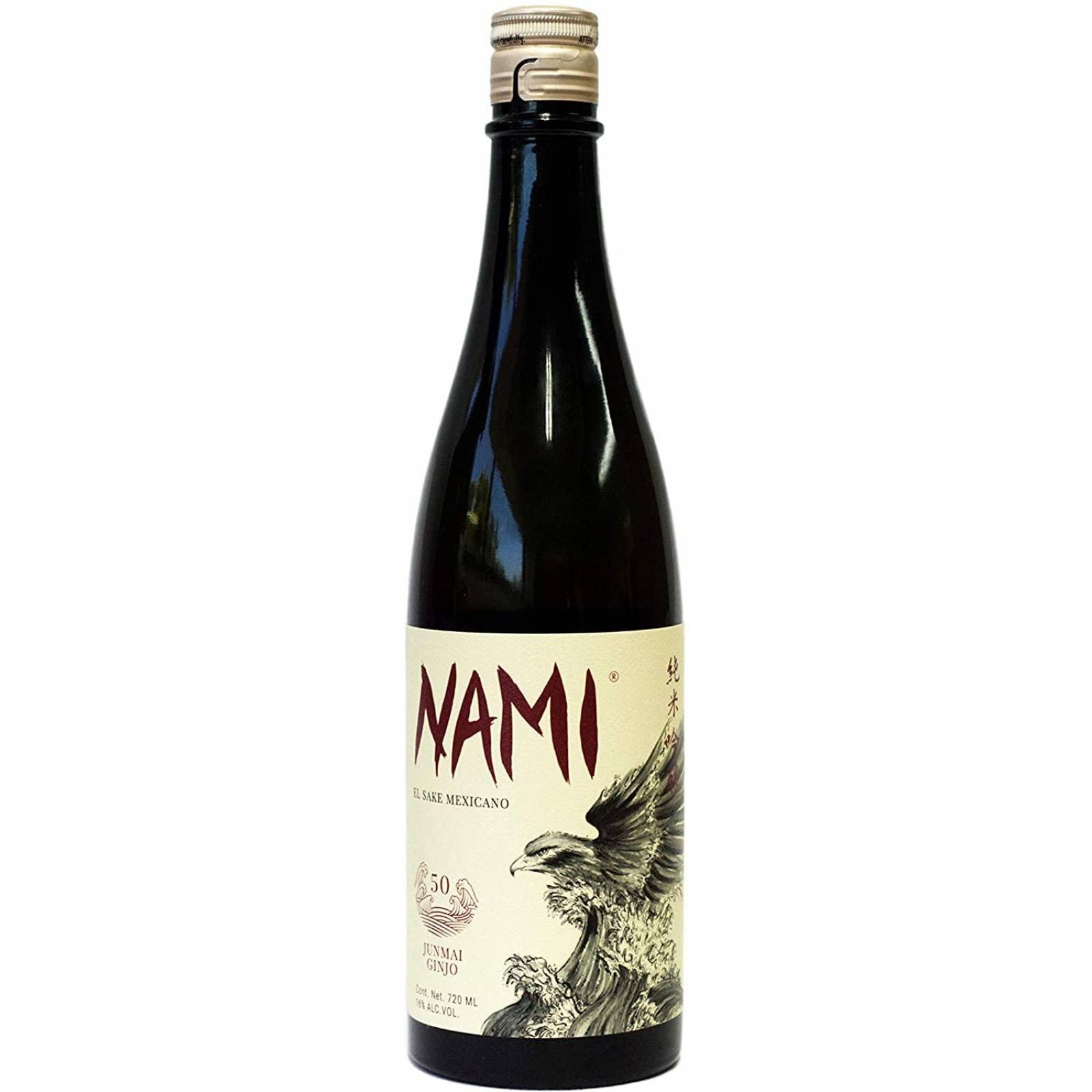 Vino de Arroz Nami Sake Junmai Ginjo 750 ml 