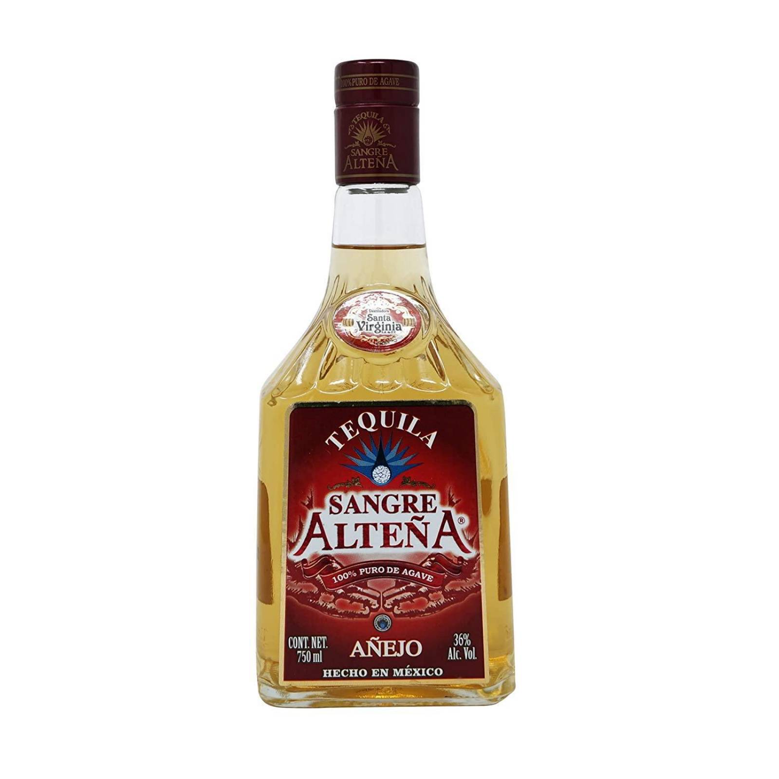 Tequila Sangre Alteña Añejo 750 ml 